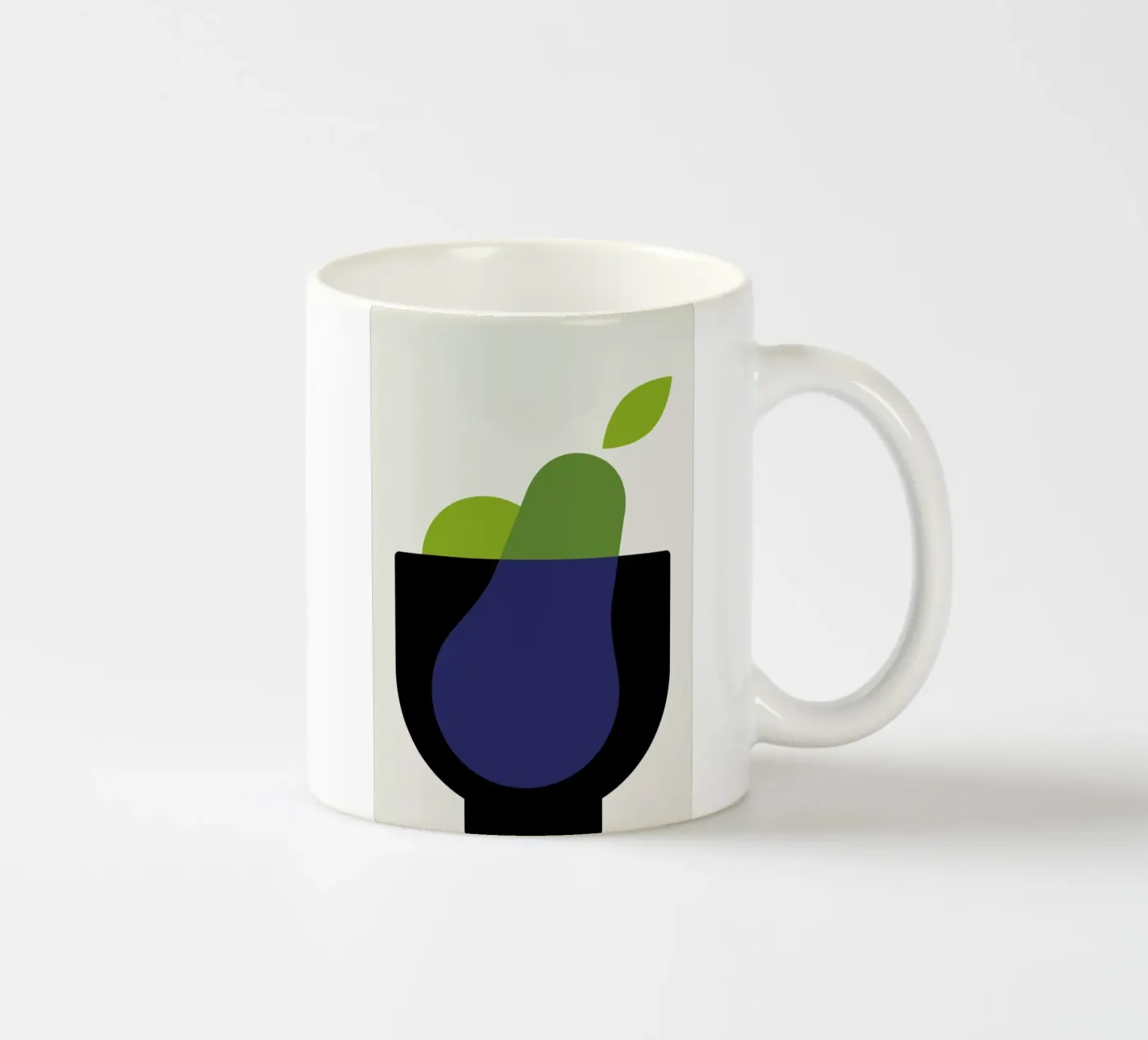 Pears ceramic mug by Bo Lundberg