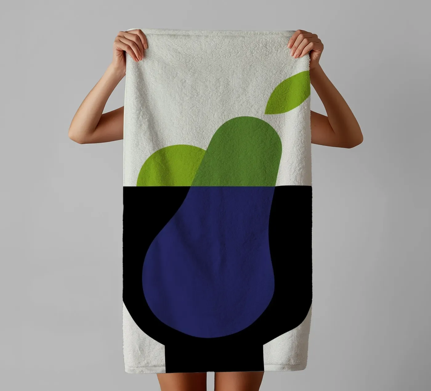 Pears towel by Bo Lundberg