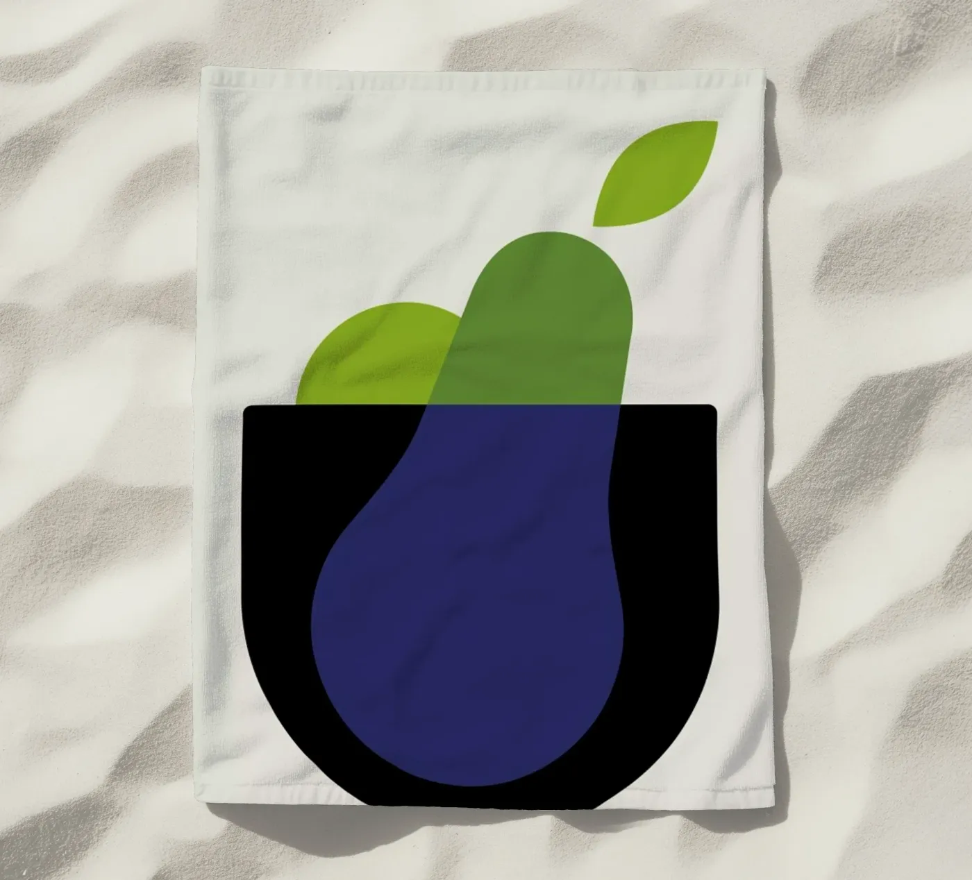 Pears strandhanddoek van Bo Lundberg