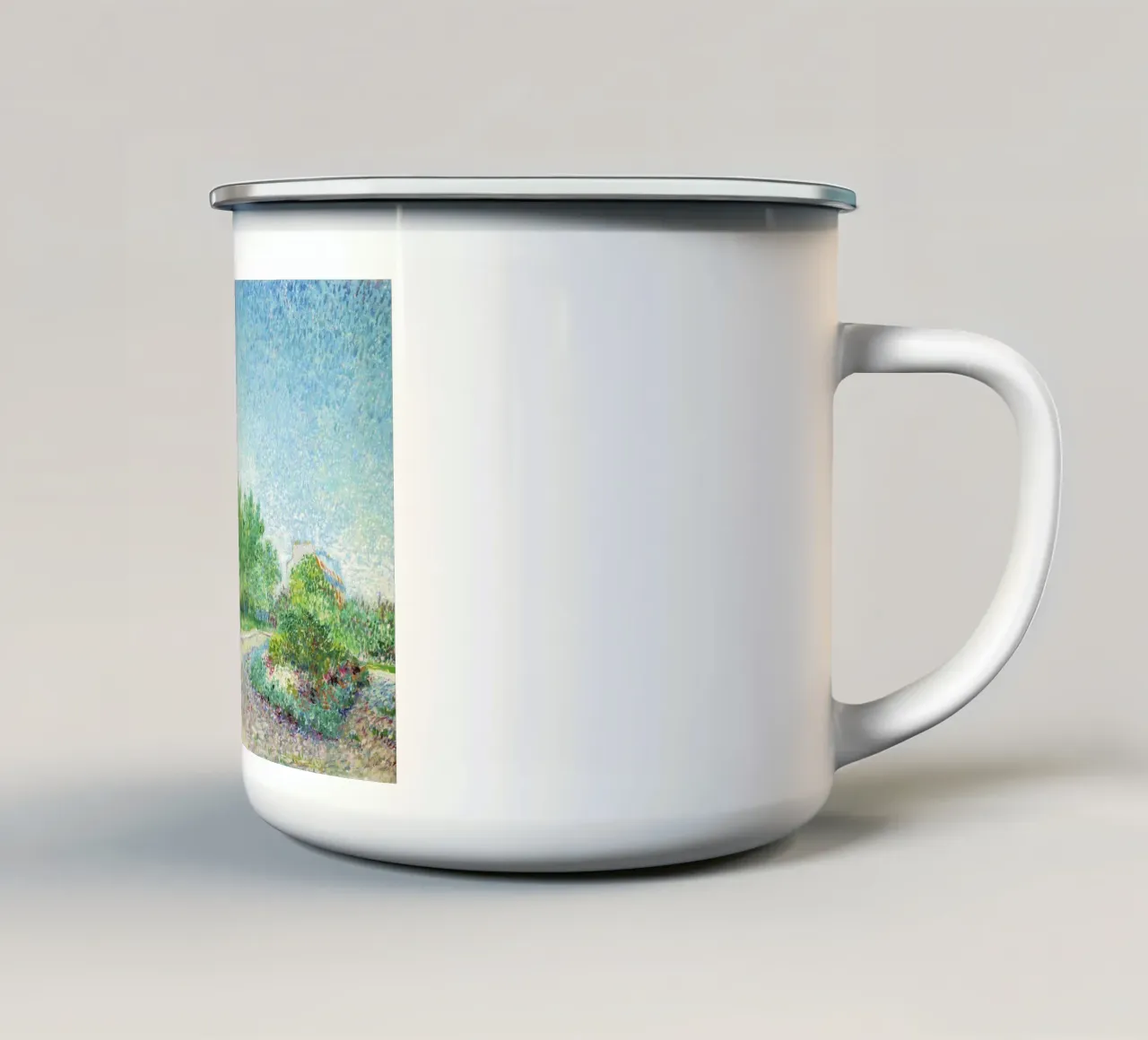 Piazza Saint-Pierre, Parigi (1887) tazza in smalto da Van Gogh Prints