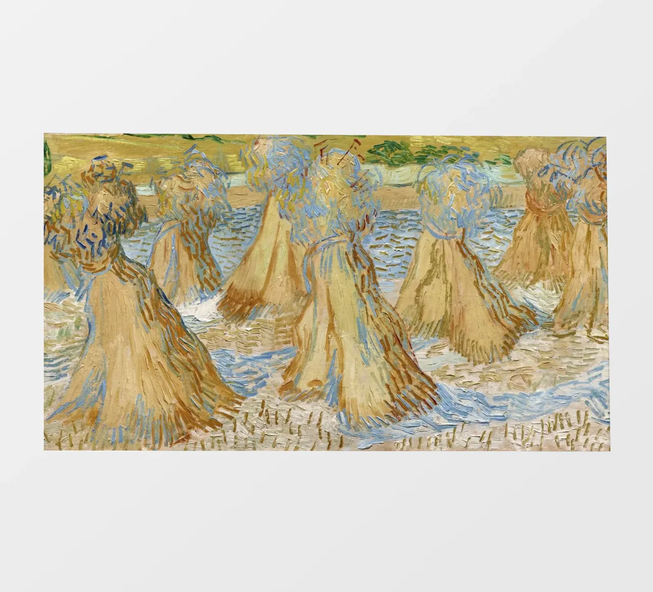 I covoni di grano di Vincent van Gogh (1890) telo in pvc da Van Gogh Prints
