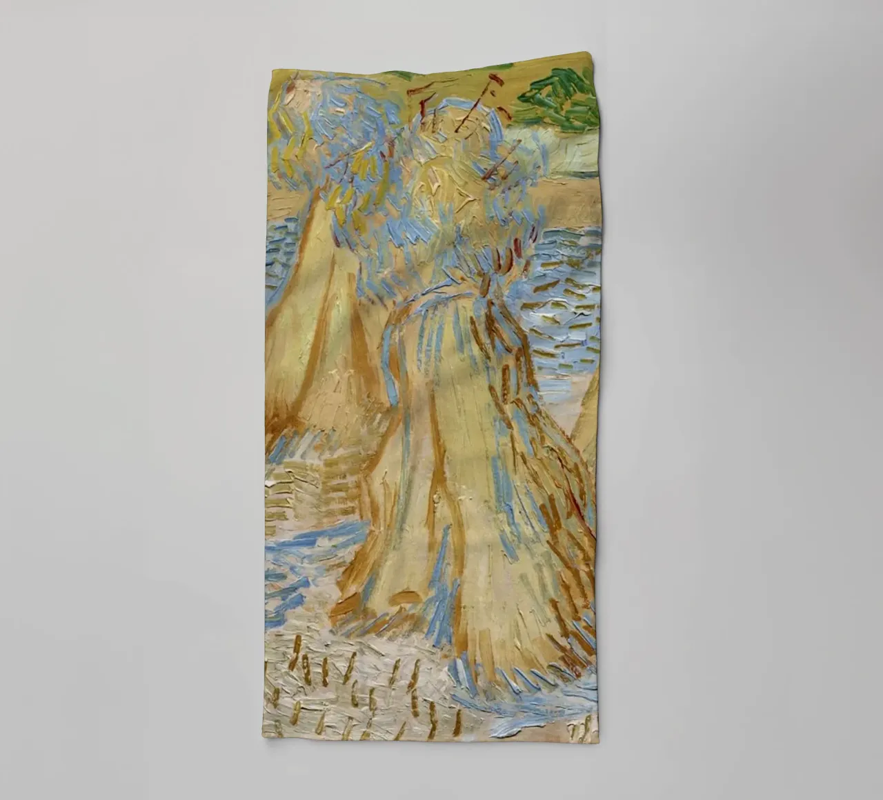 Vincent van Goghs Weizengarben (1890) Handtuch von Van Gogh Prints