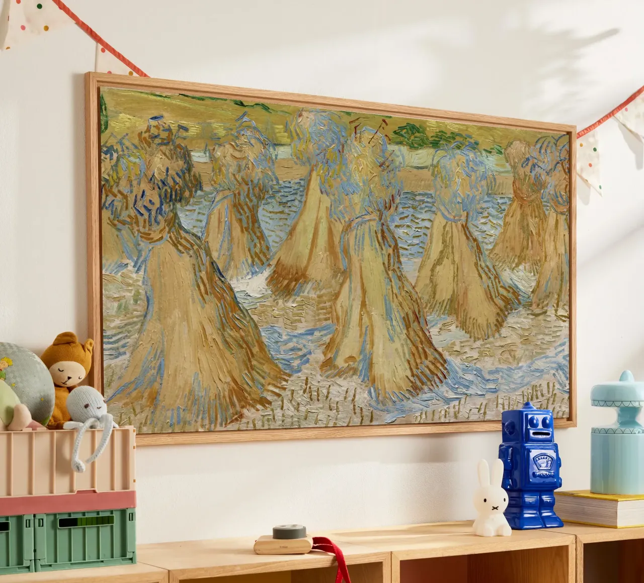 Vincent van Goghs Weizengarben (1890) Acryl-Glas von Van Gogh Prints
