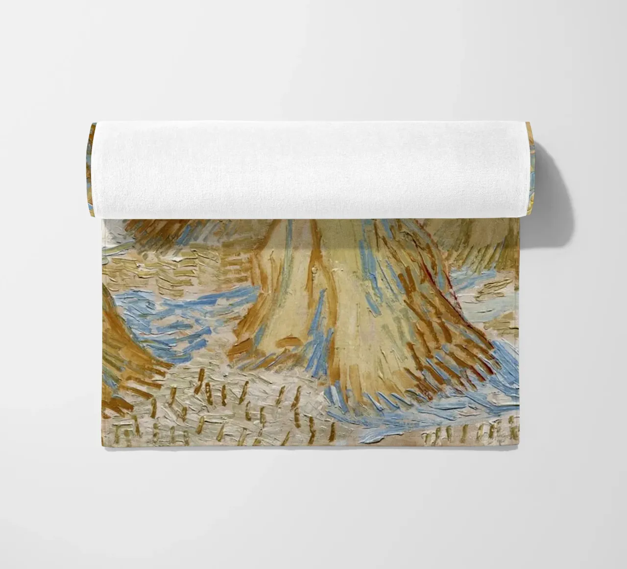 I covoni di grano di Vincent van Gogh (1890) telo mare da Van Gogh Prints