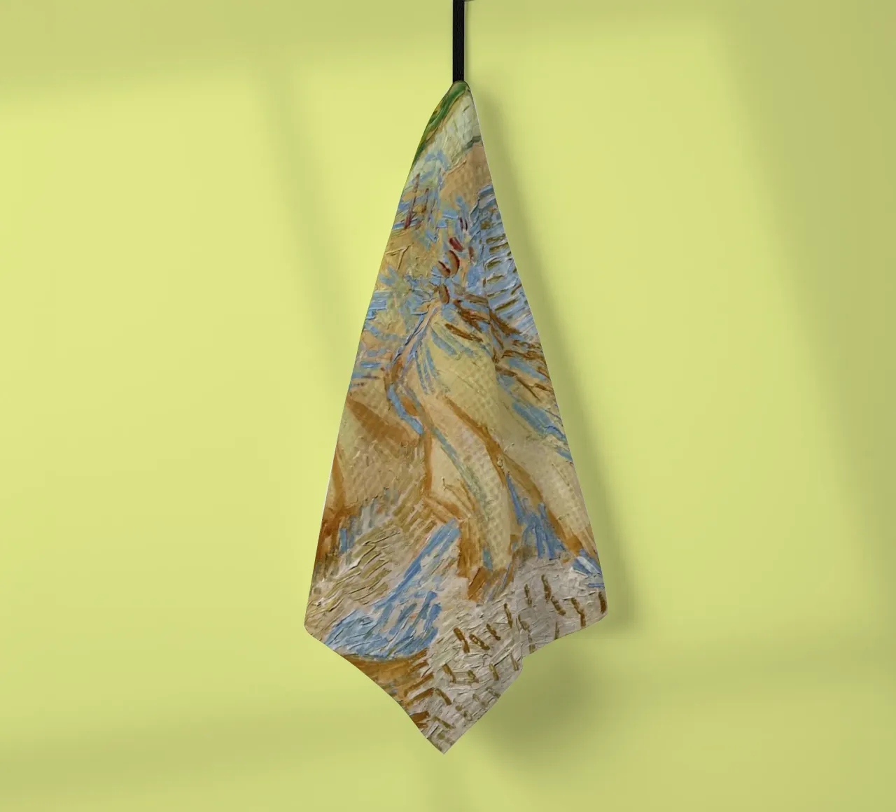 Vincent van Goghs Weizengarben (1890) Geschirrtuch von Van Gogh Prints