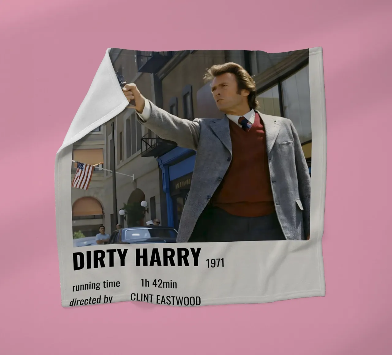 DIRTY HARRY 1971 coperta in pile da MVFminimalist