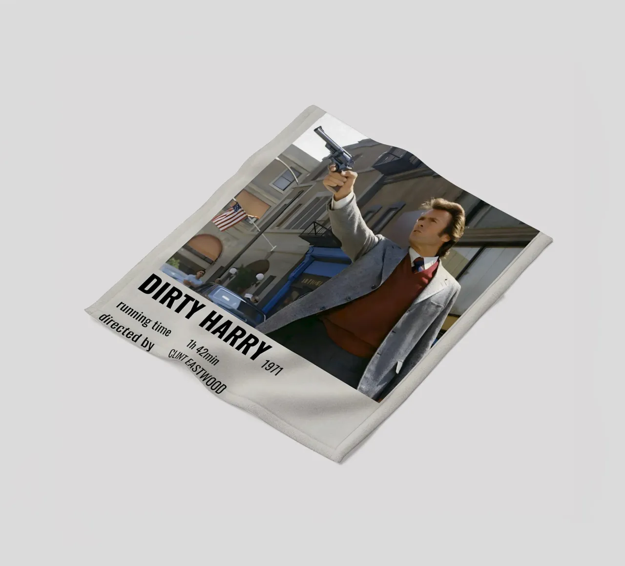 DIRTY HARRY 1971 coperta in pile da MVFminimalist