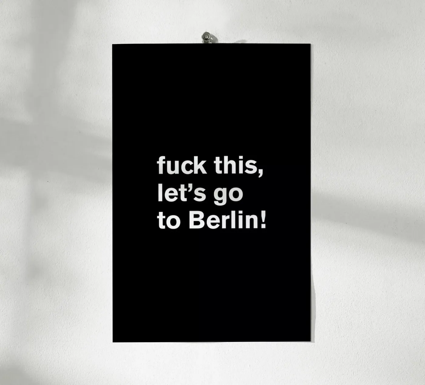 Fuck this poster da Magdalena Lindstedt