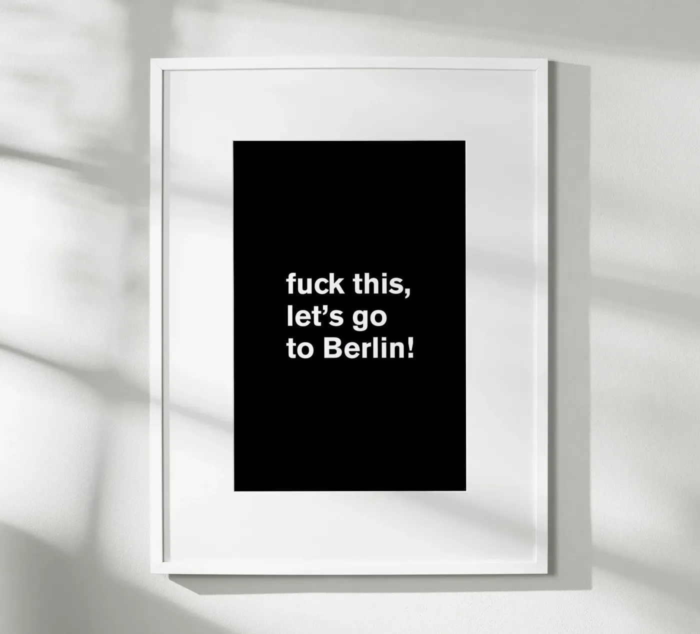 Fuck this poster da Magdalena Lindstedt
