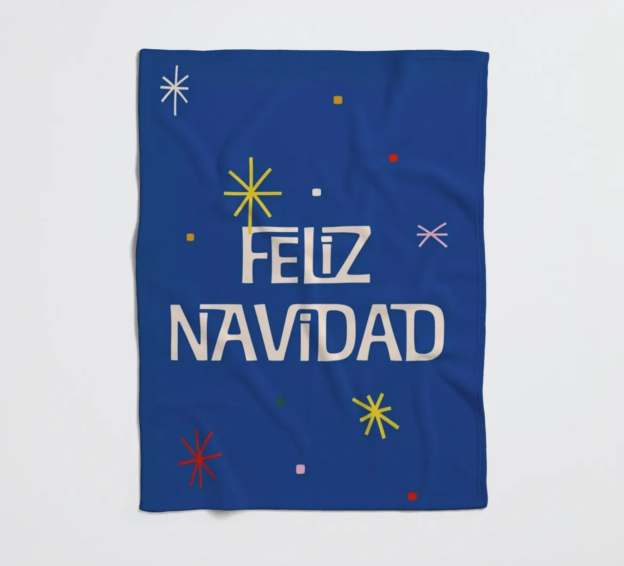 Feliz Navidad coperta in pile da The Native State