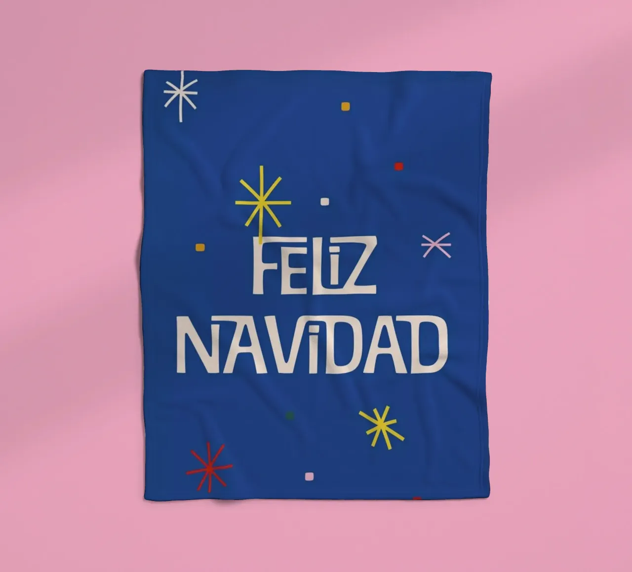 Feliz Navidad coperta in pile da The Native State