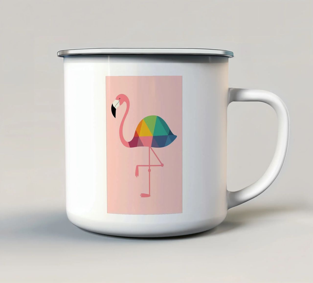 uccello doflamingo tazza in smalto da westface store