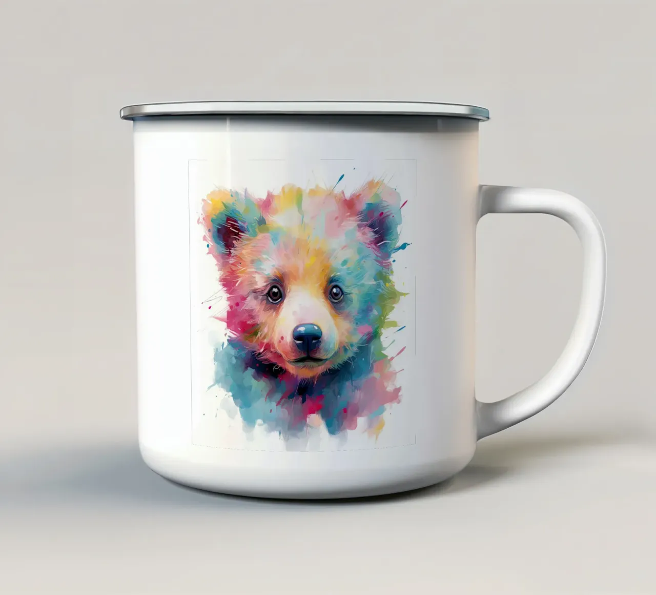 Arte da parete di Imagine tazza in smalto da Imagine