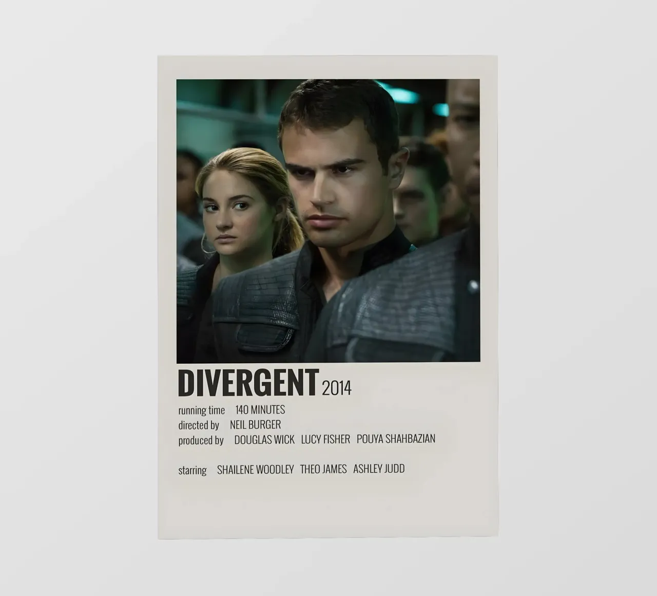 DIVERGENT 2014 pellicola backlit da MVFminimalist