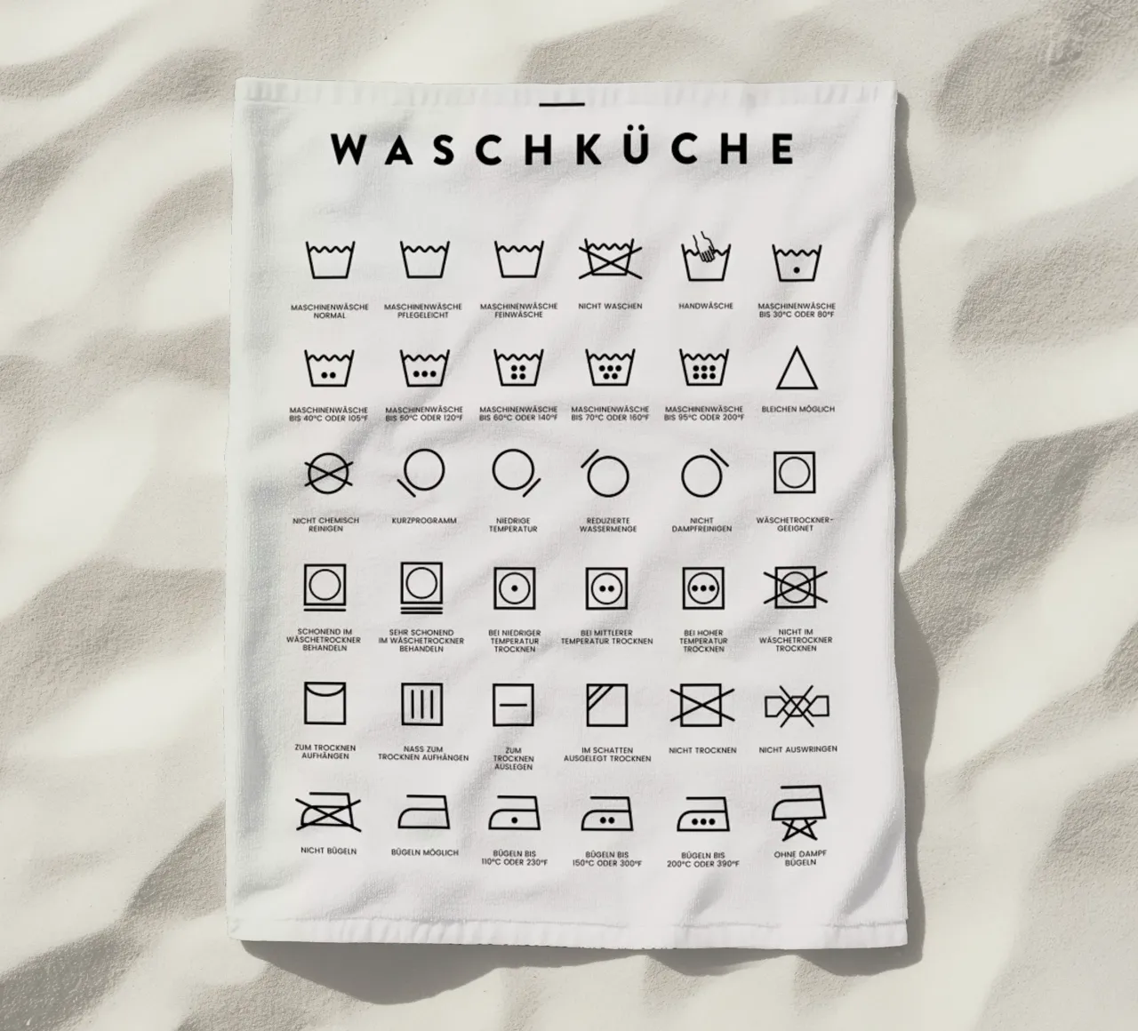 Wäsche 2 telo mare da daylight design studio