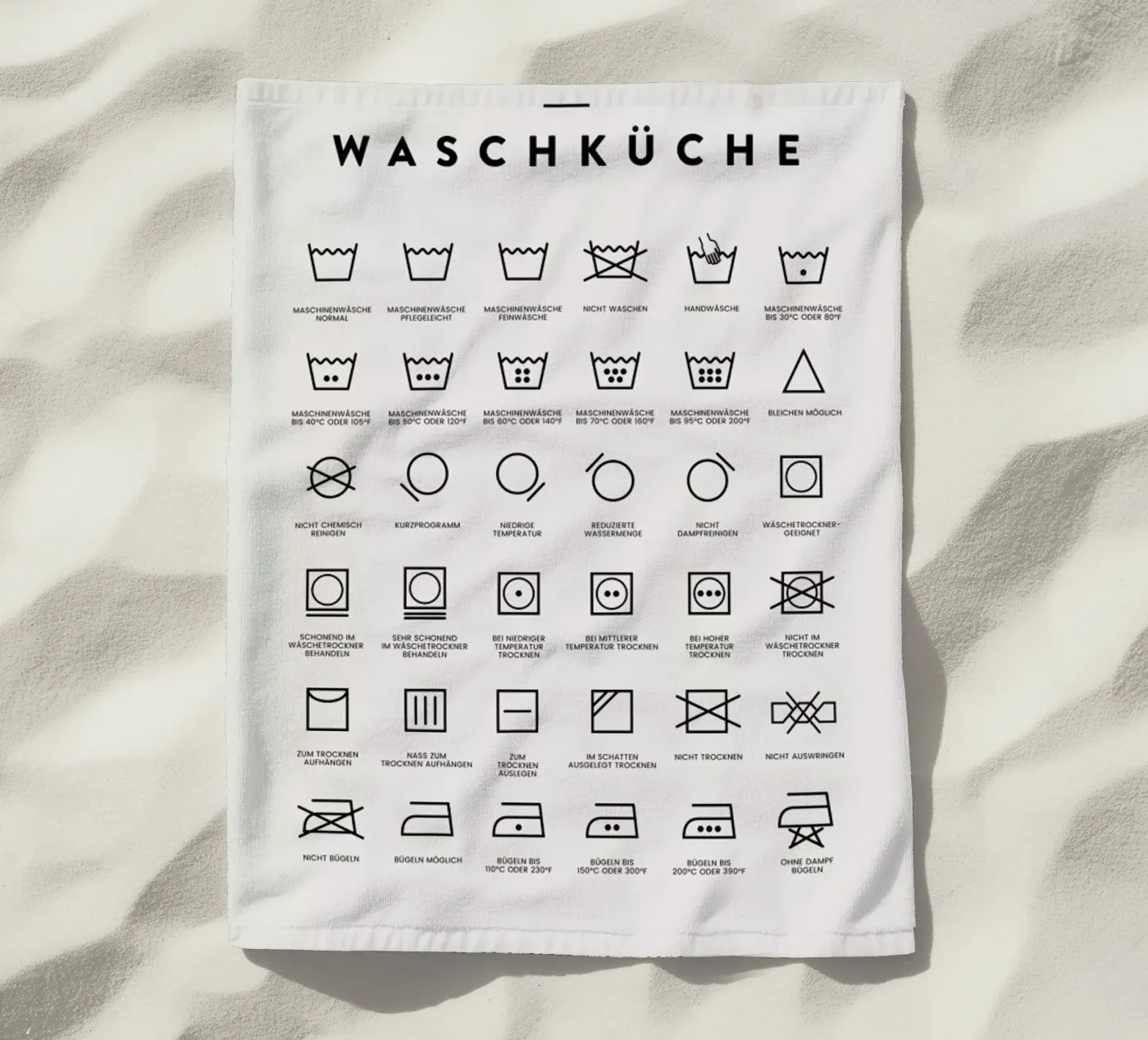 Wäsche 2 telo mare da daylight design studio