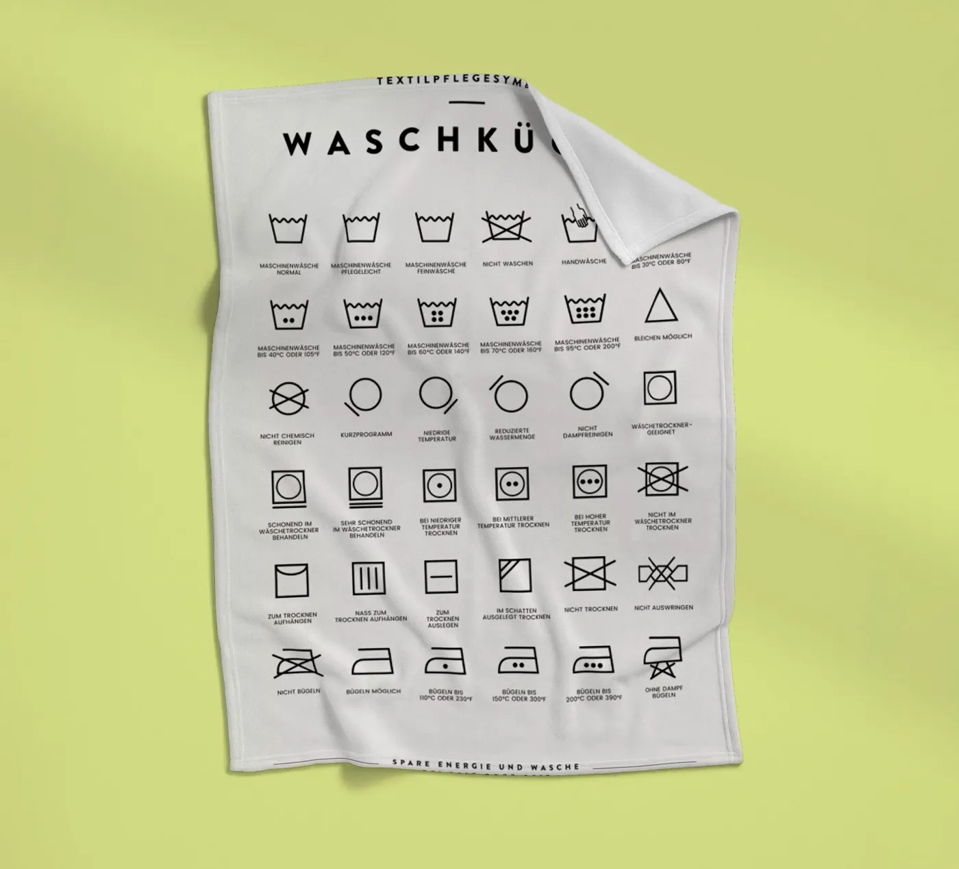 Wäsche 2 Fleecedecke von daylight design studio
