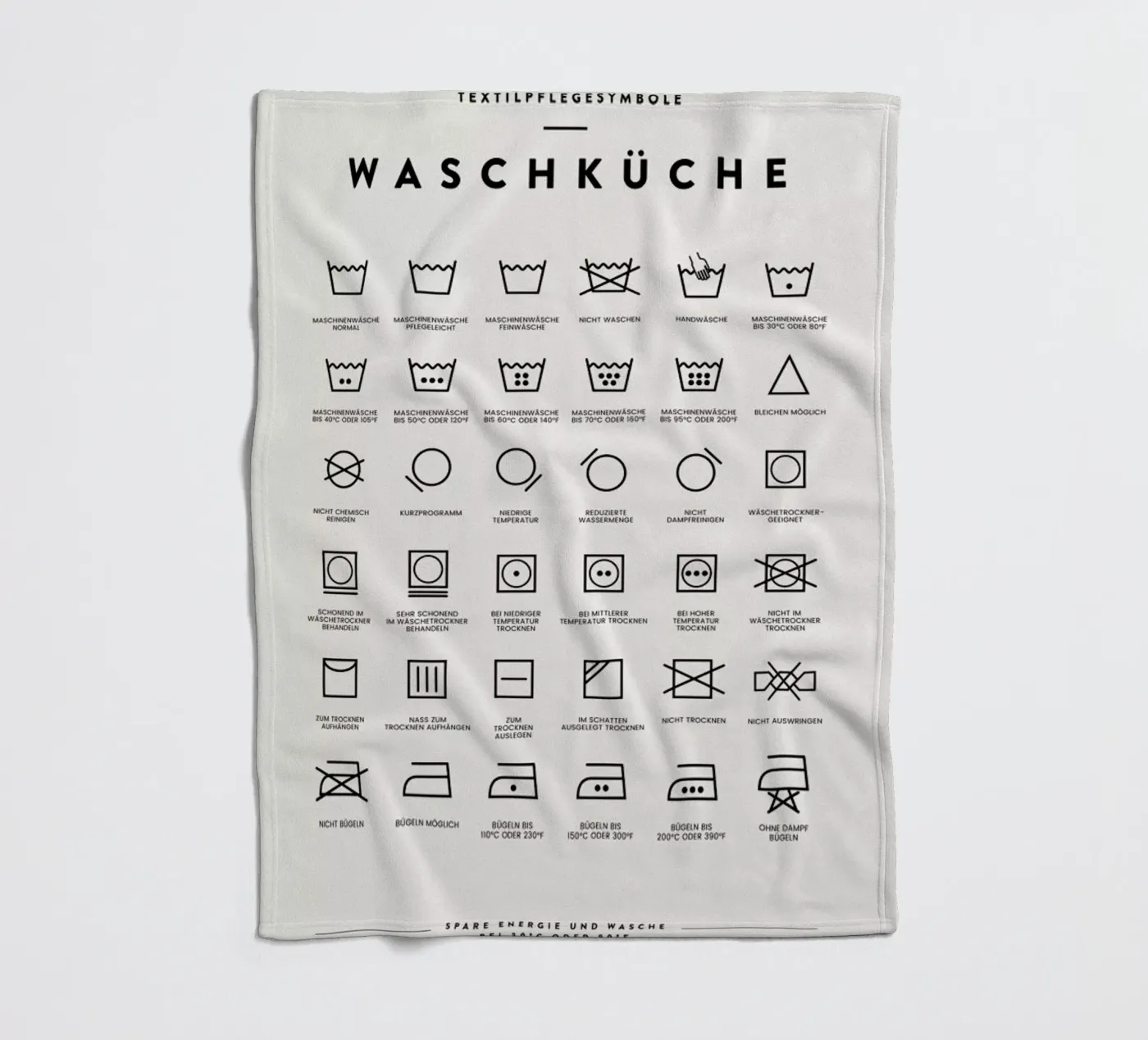 Wäsche 2 Fleecedecke von daylight design studio