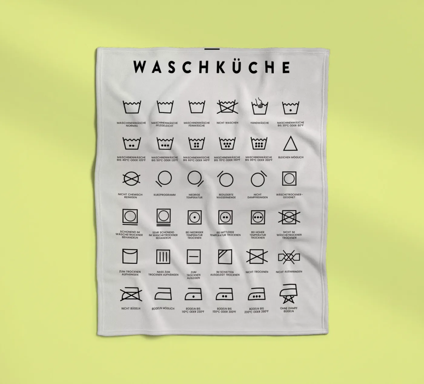 Wäsche 2 Fleecedecke von daylight design studio