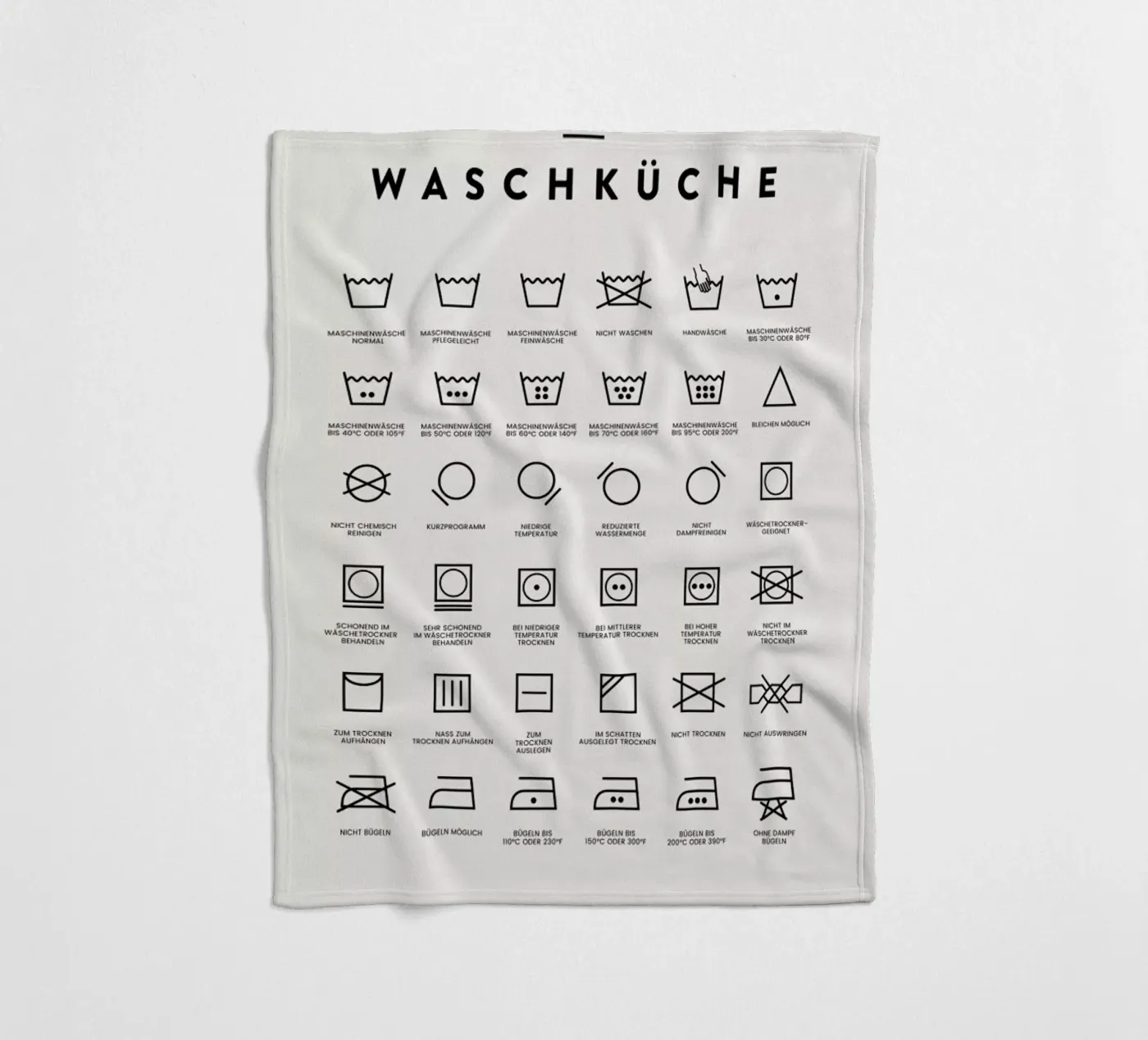 Wäsche 2 Fleecedecke von daylight design studio