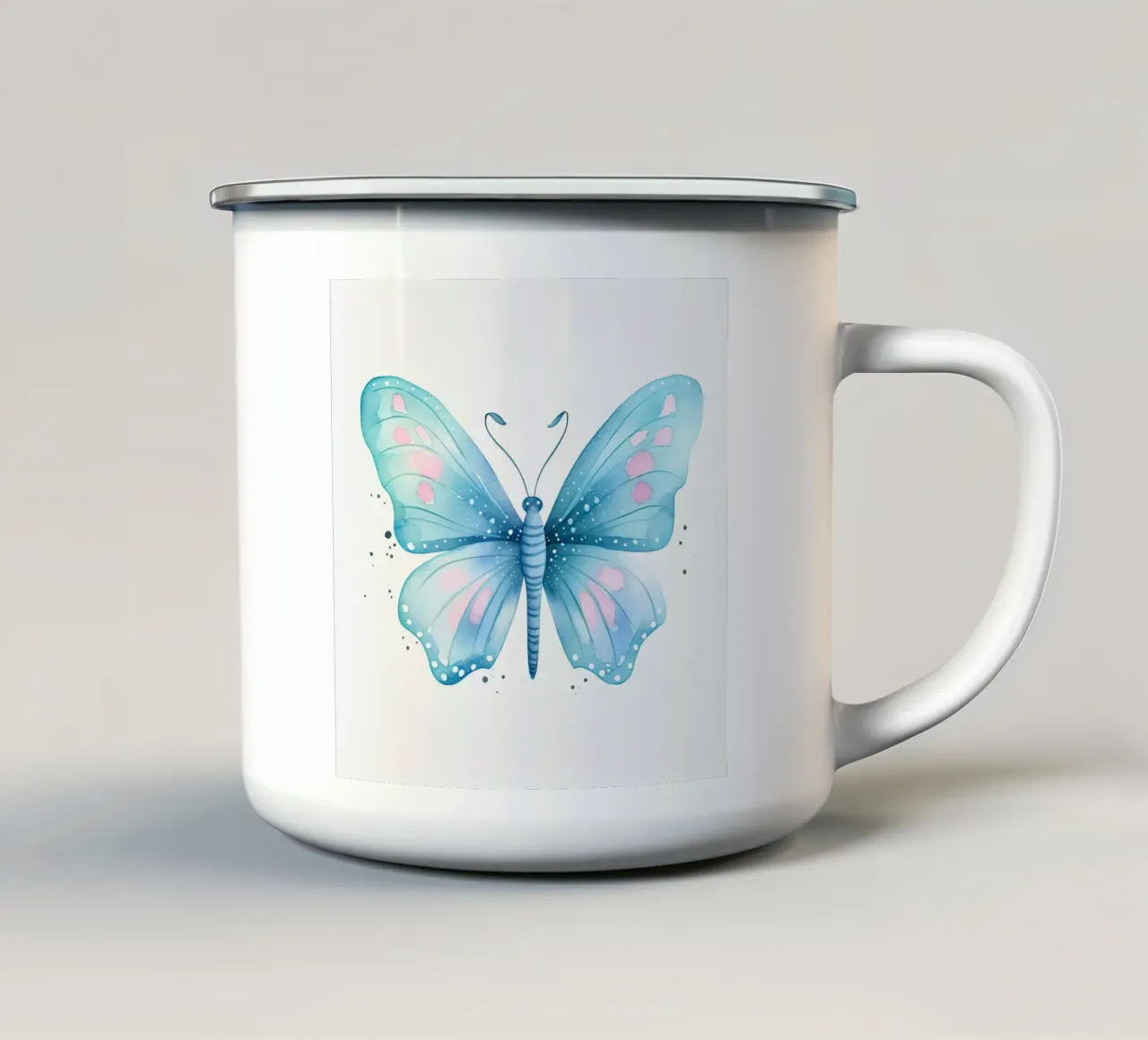 Arte da parete di Imagine tazza in smalto da Imagine