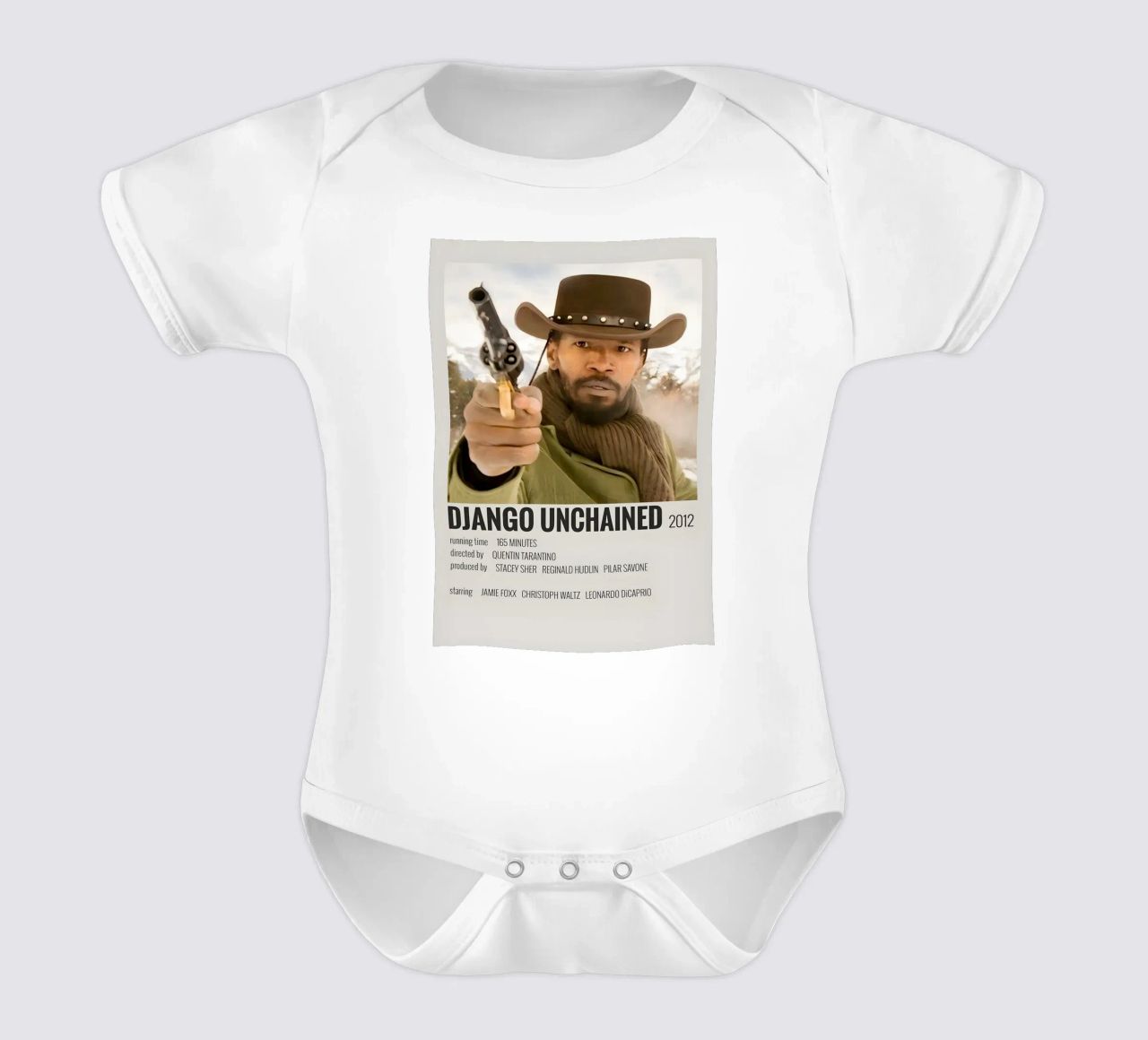 DJANGO UNCHAINED 2012 body neonato maniche corte da MVFminimalist