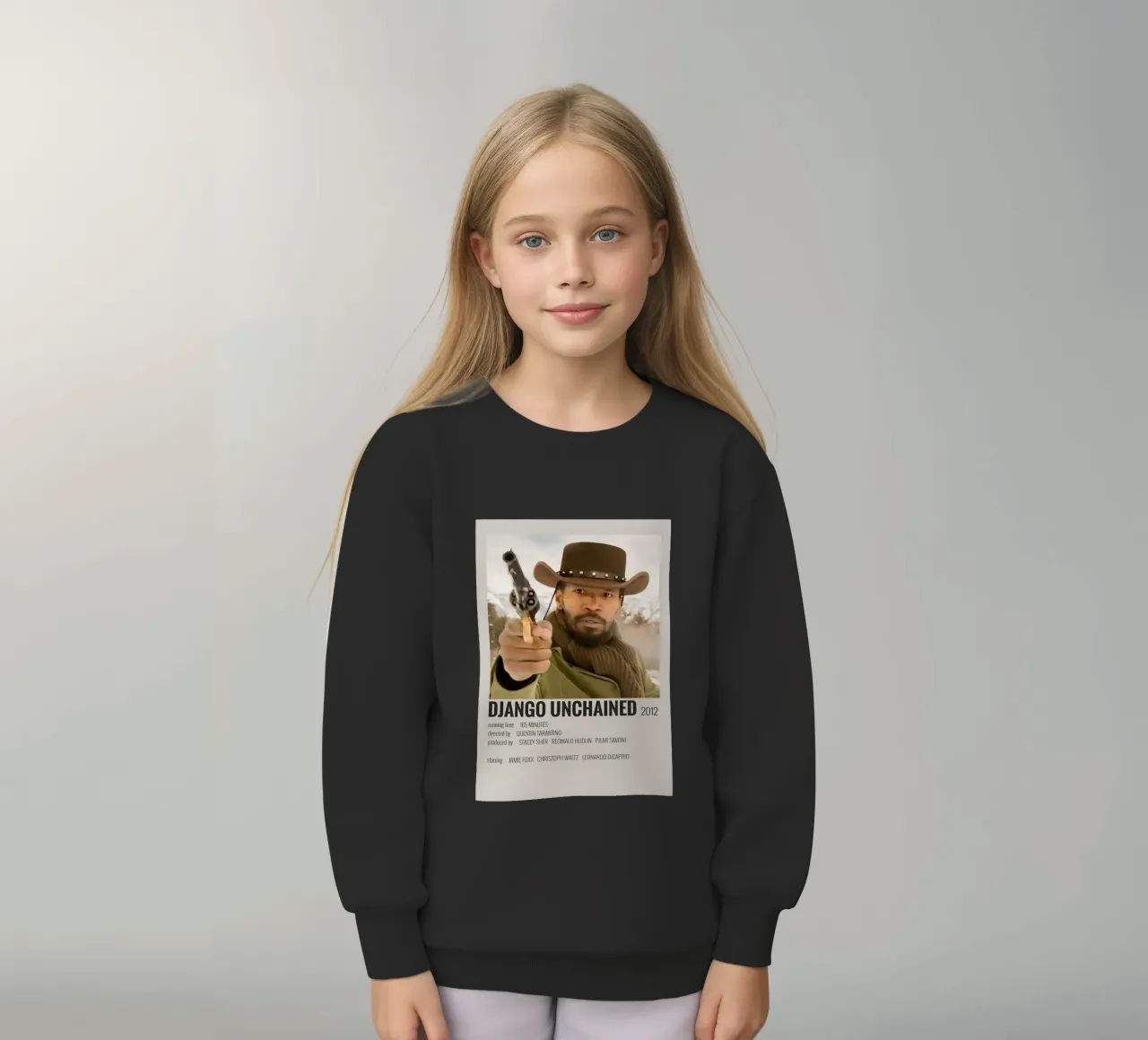 DJANGO UNCHAINED 2012 felpa bambino da MVFminimalist
