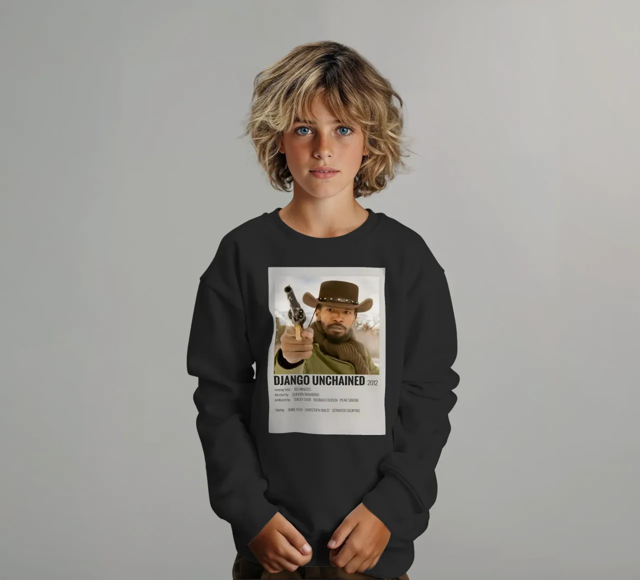 DJANGO UNCHAINED 2012 felpa bambino da MVFminimalist