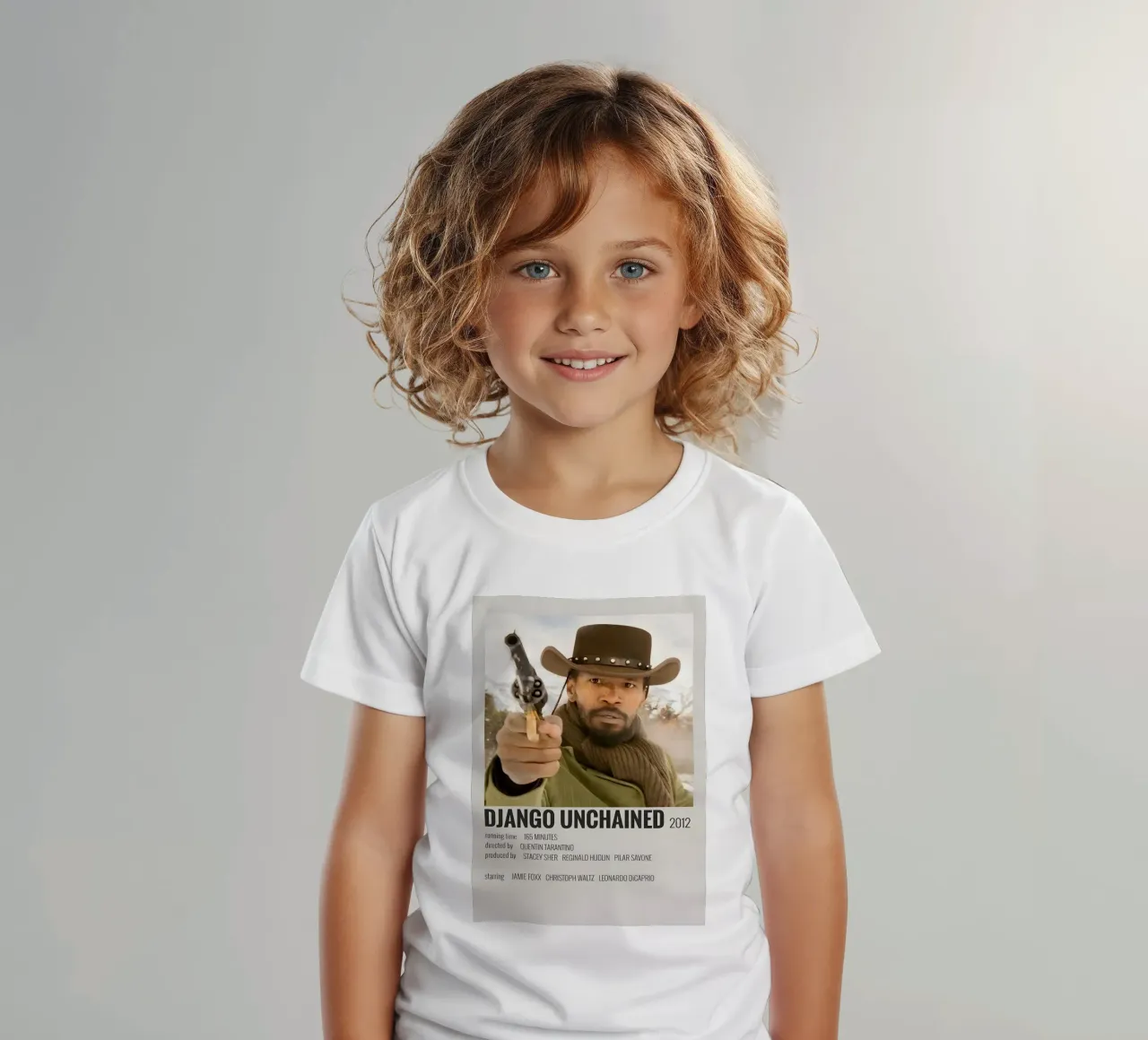 DJANGO UNCHAINED 2012 t-shirt bambini da MVFminimalist