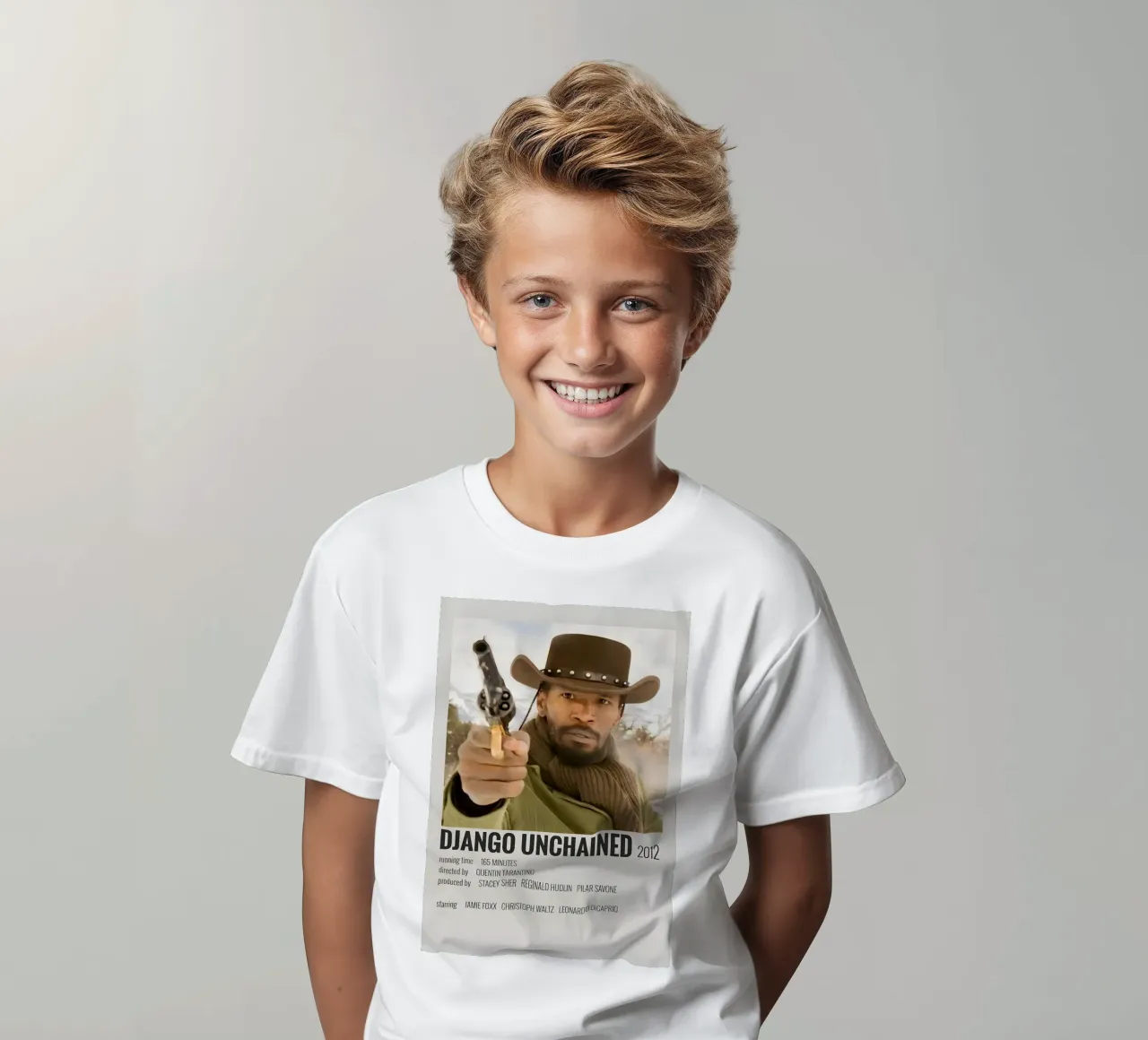 DJANGO UNCHAINED 2012 t-shirt bambini da MVFminimalist