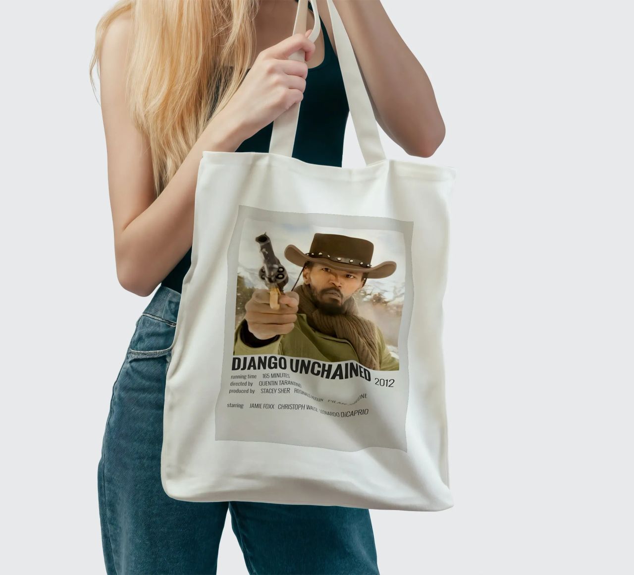 DJANGO UNCHAINED 2012 borsa in juta da MVFminimalist