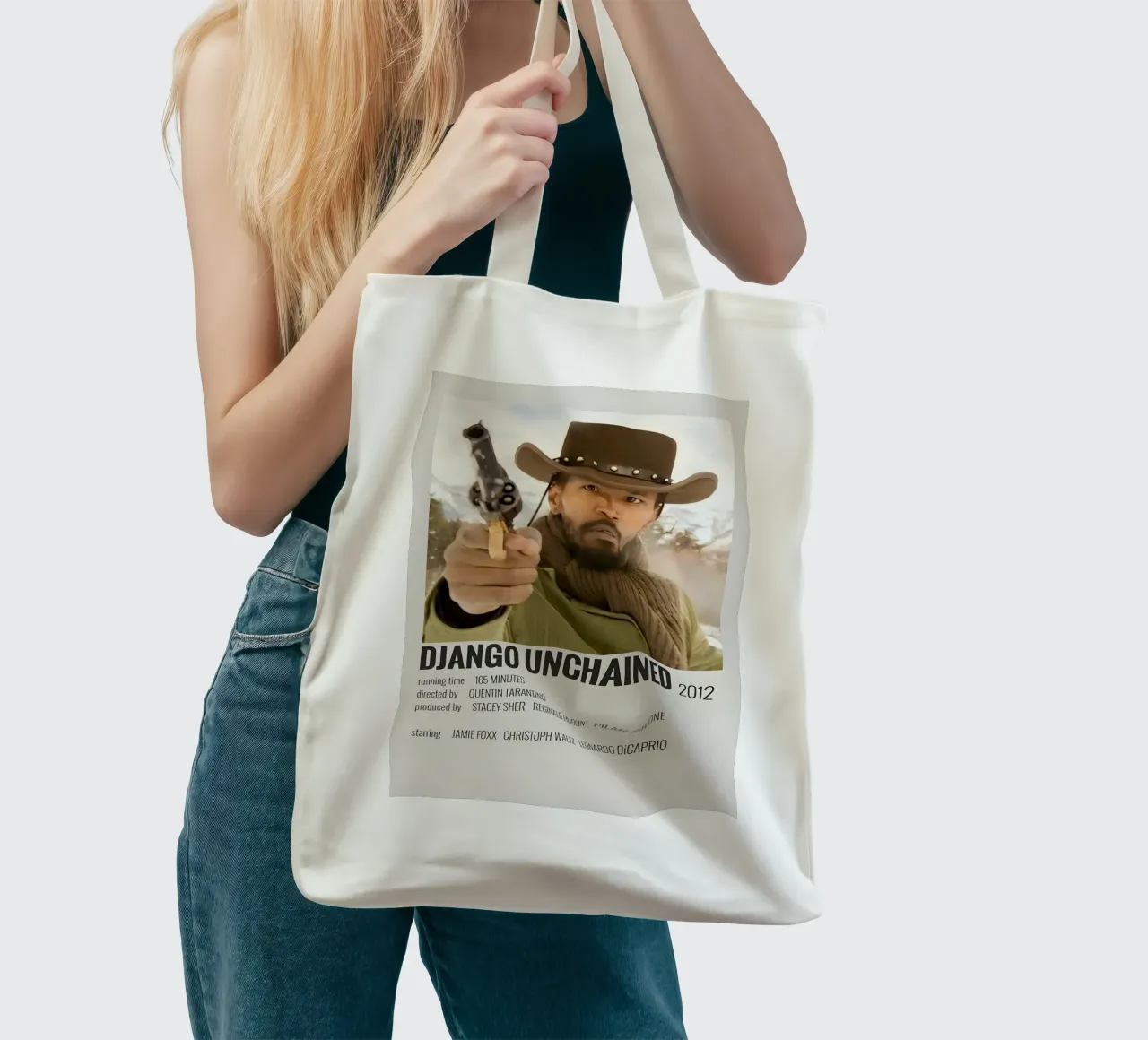 DJANGO UNCHAINED 2012 borsa in juta da MVFminimalist