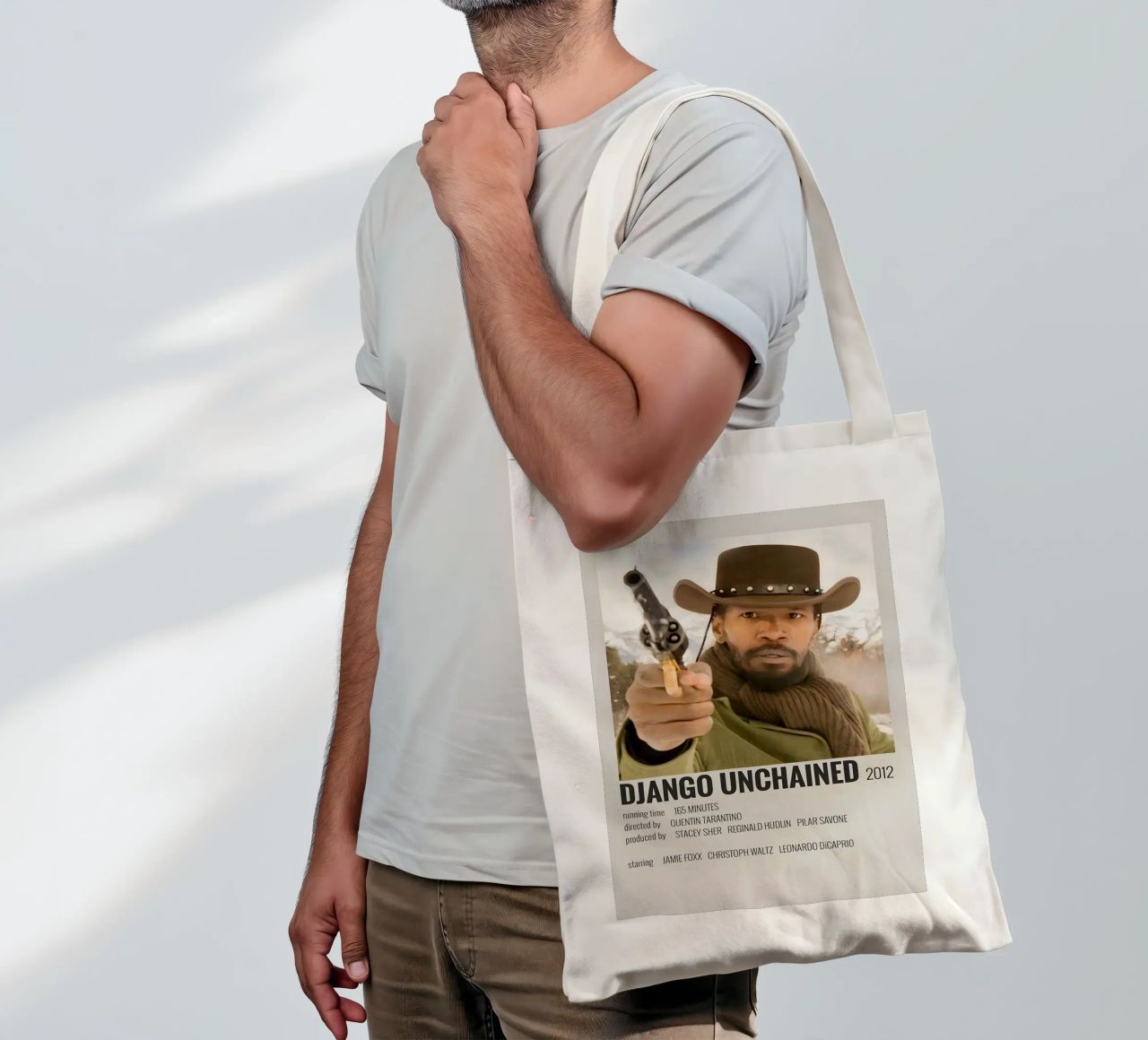 DJANGO UNCHAINED 2012 borsa in juta da MVFminimalist