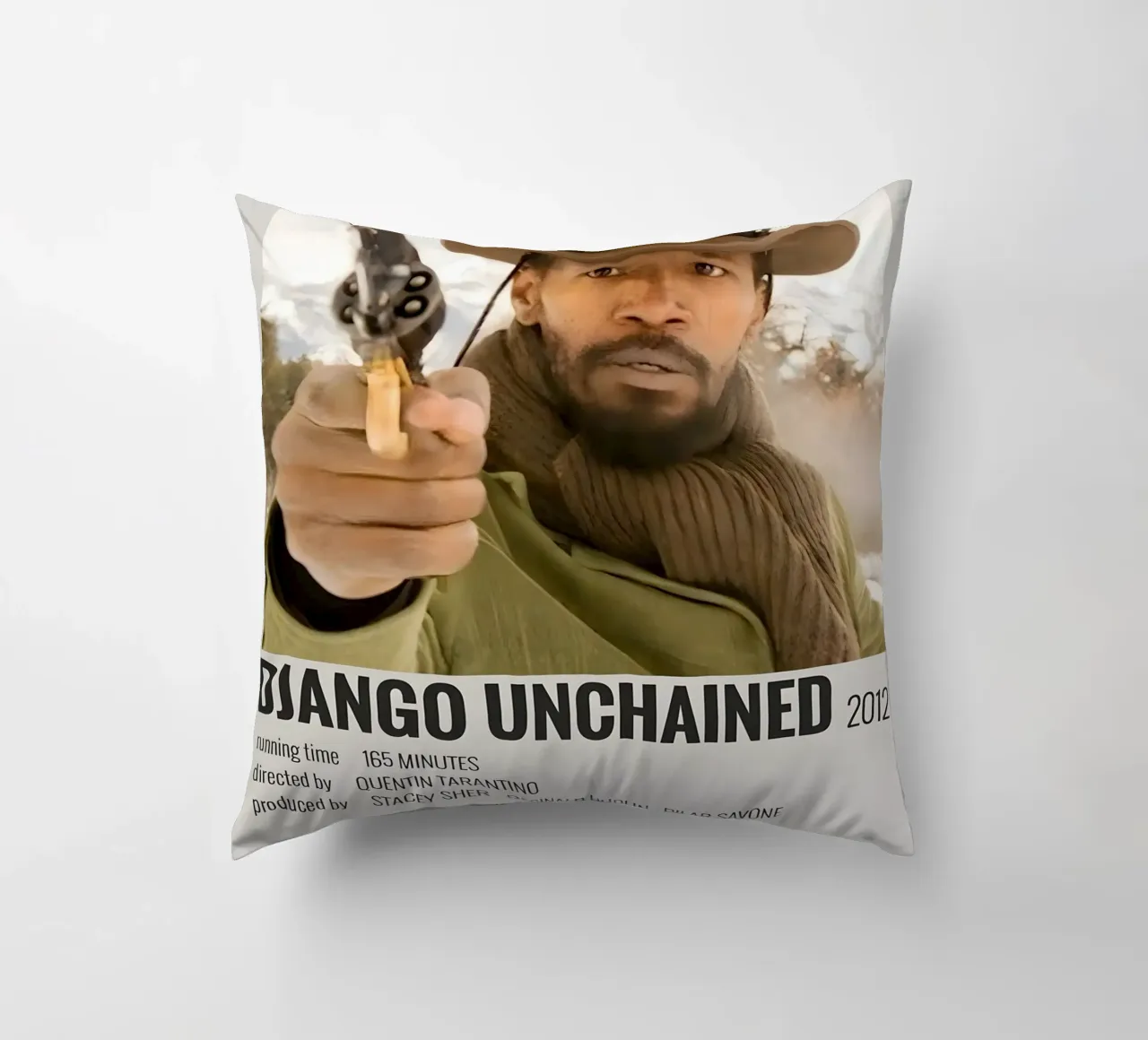 DJANGO UNCHAINED 2012 kussen van MVFminimalist