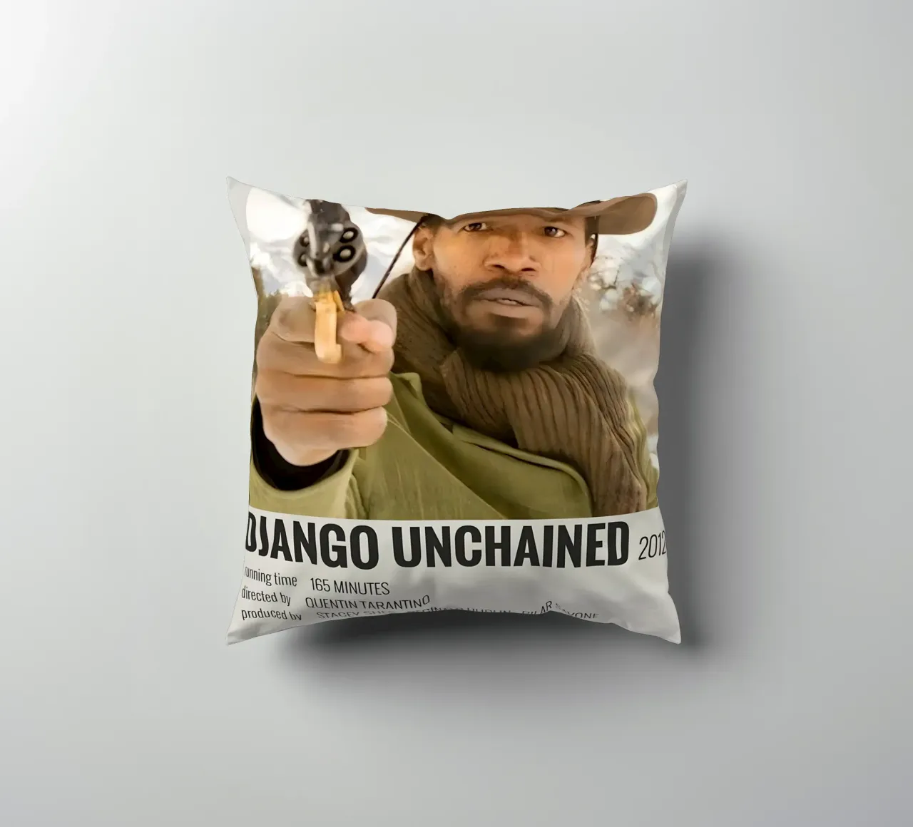 DJANGO UNCHAINED 2012 kussen van MVFminimalist