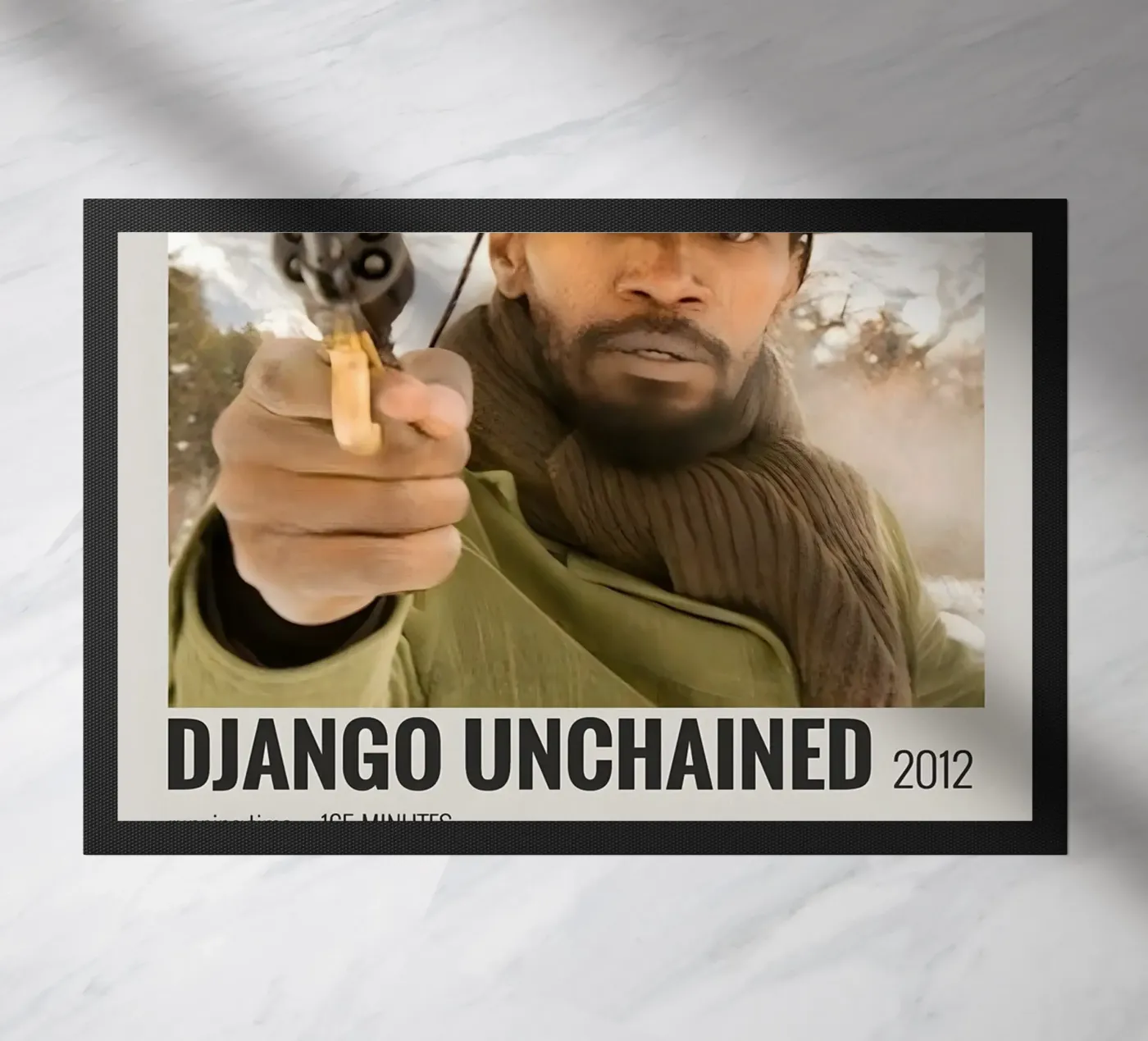 DJANGO UNCHAINED 2012 deurmat van MVFminimalist