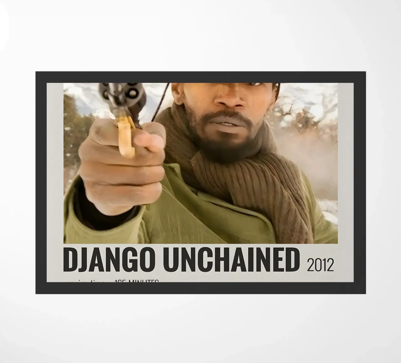 DJANGO UNCHAINED 2012 Fußmatte von MVFminimalist