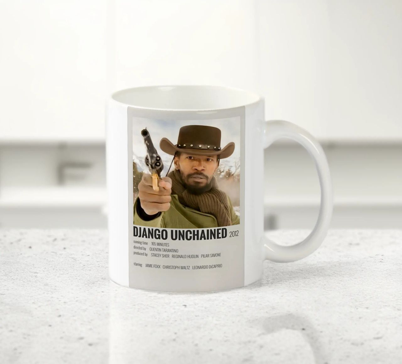 DJANGO UNCHAINED 2012 tazza in ceramica da MVFminimalist