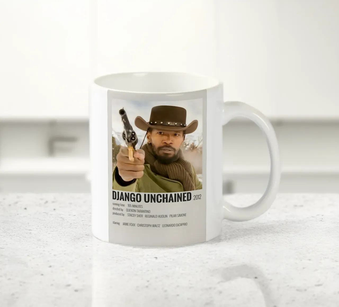 DJANGO UNCHAINED 2012 mug en céramique de MVFminimalist