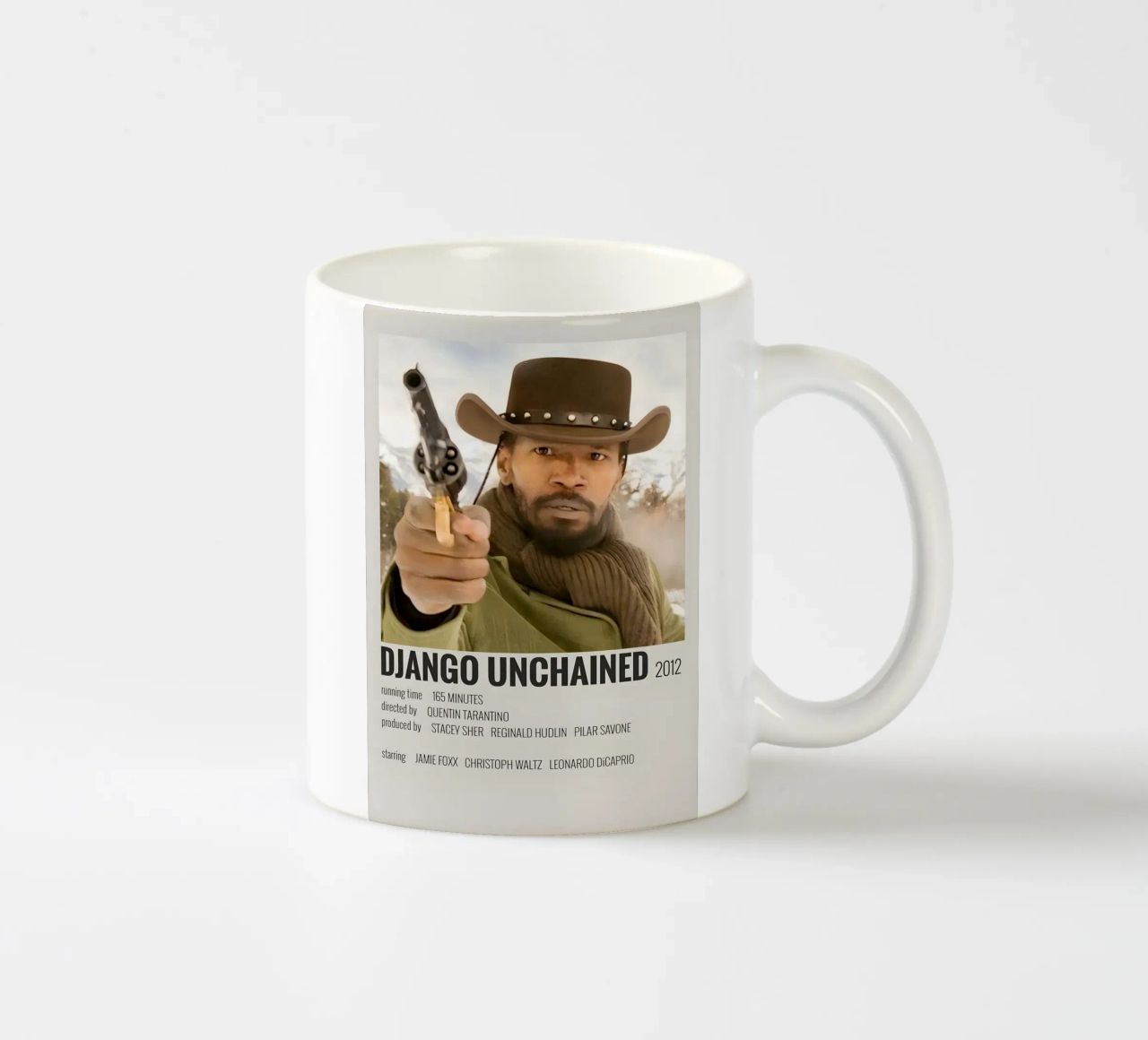 DJANGO UNCHAINED 2012 tazza in ceramica da MVFminimalist