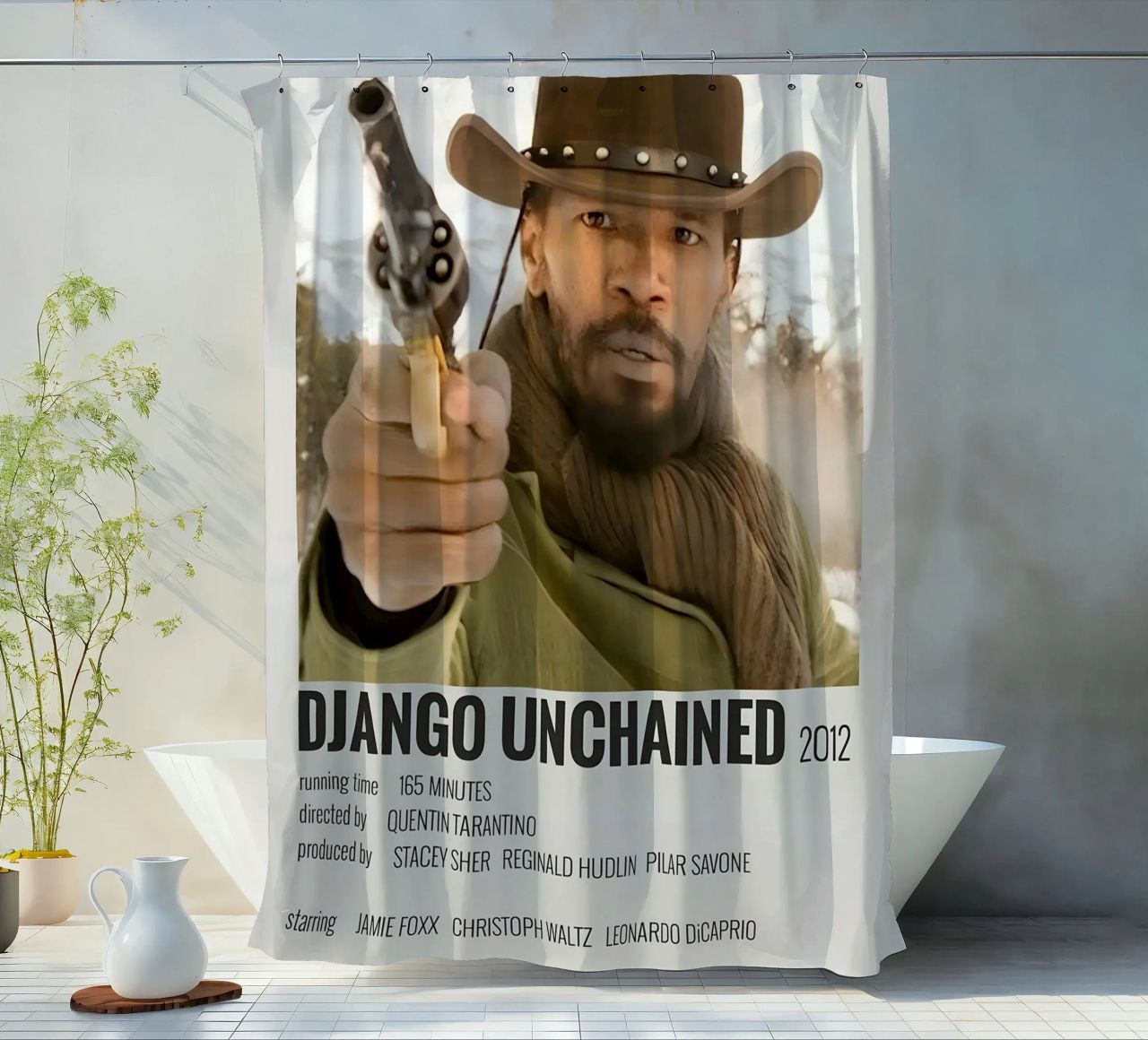 DJANGO UNCHAINED 2012 tenda da doccia da MVFminimalist