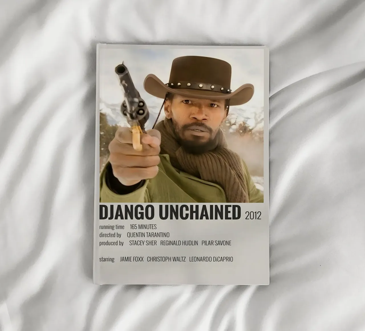 DJANGO UNCHAINED 2012 notebook by MVFminimalist