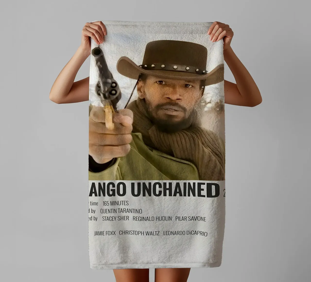 DJANGO UNCHAINED 2012 asciugamano da bagno da MVFminimalist