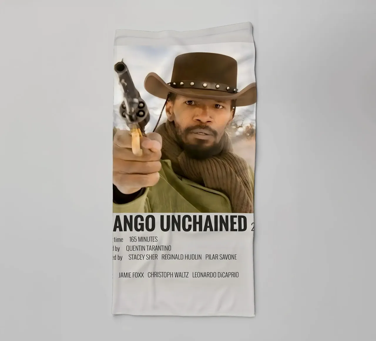 DJANGO UNCHAINED 2012 badhanddoek van MVFminimalist