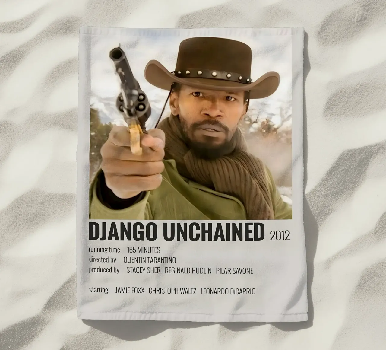 DJANGO UNCHAINED 2012 telo mare da MVFminimalist