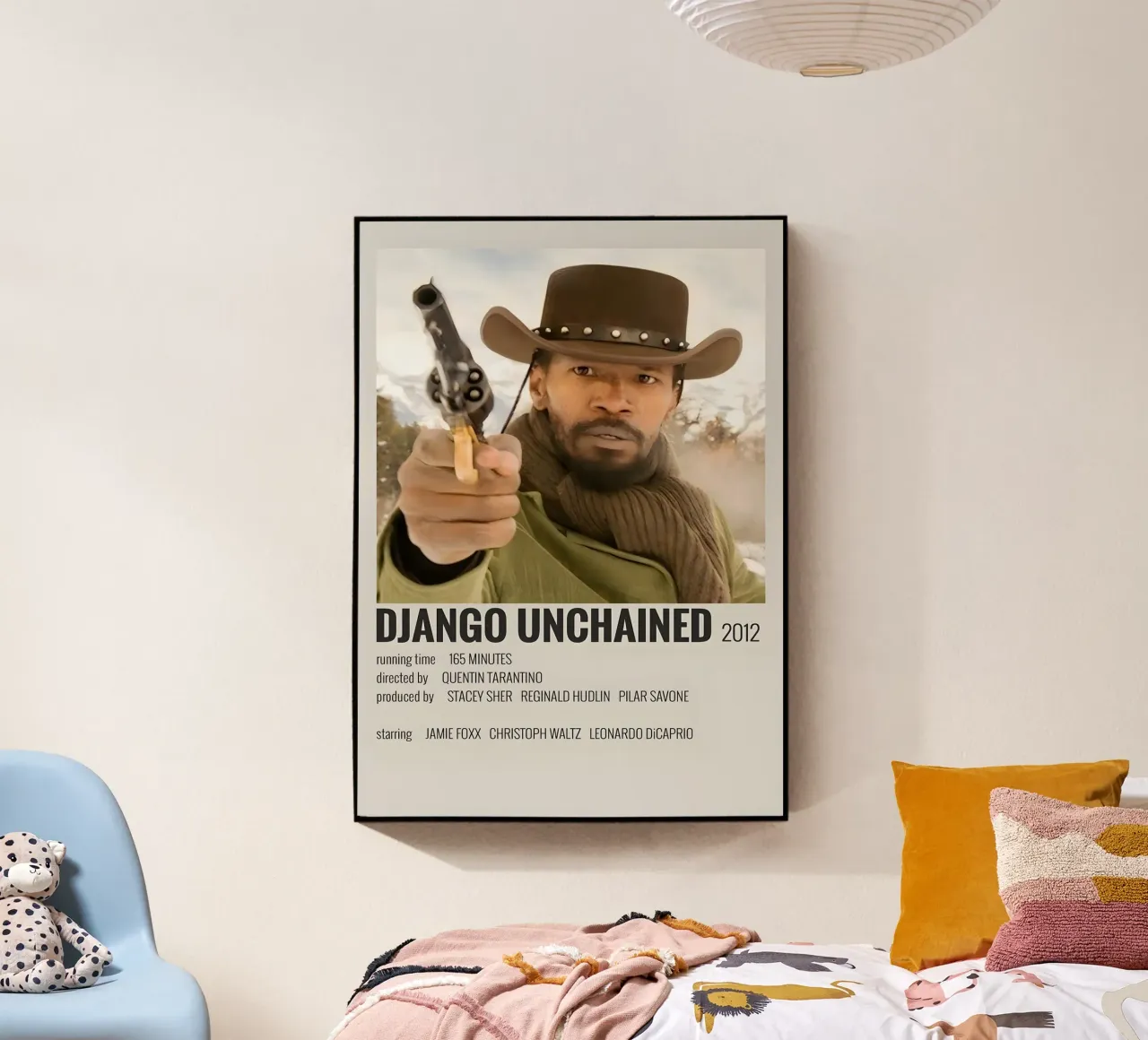 DJANGO UNCHAINED 2012 plexiglass da MVFminimalist