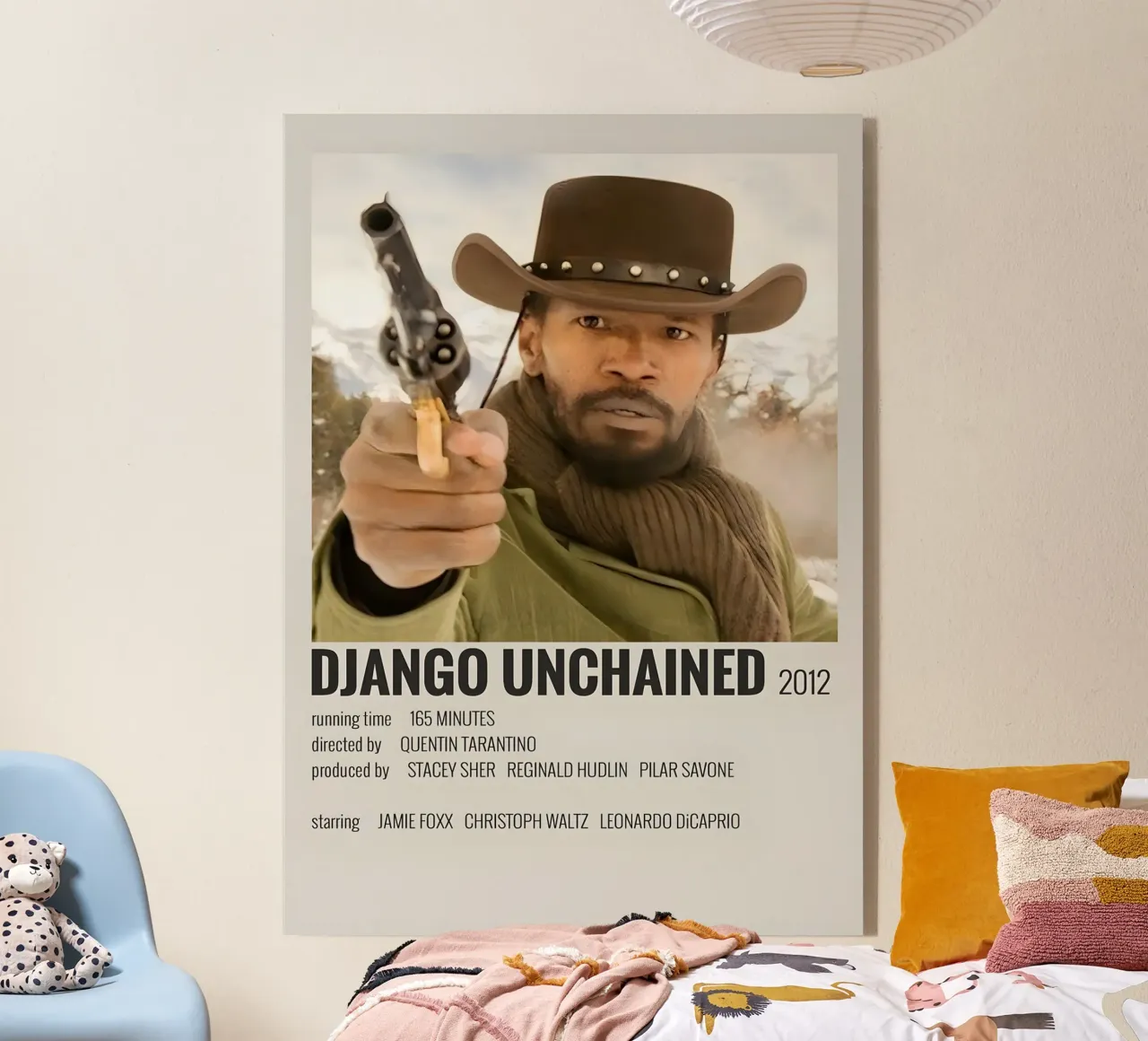 DJANGO UNCHAINED 2012 Acryl-Glas von MVFminimalist