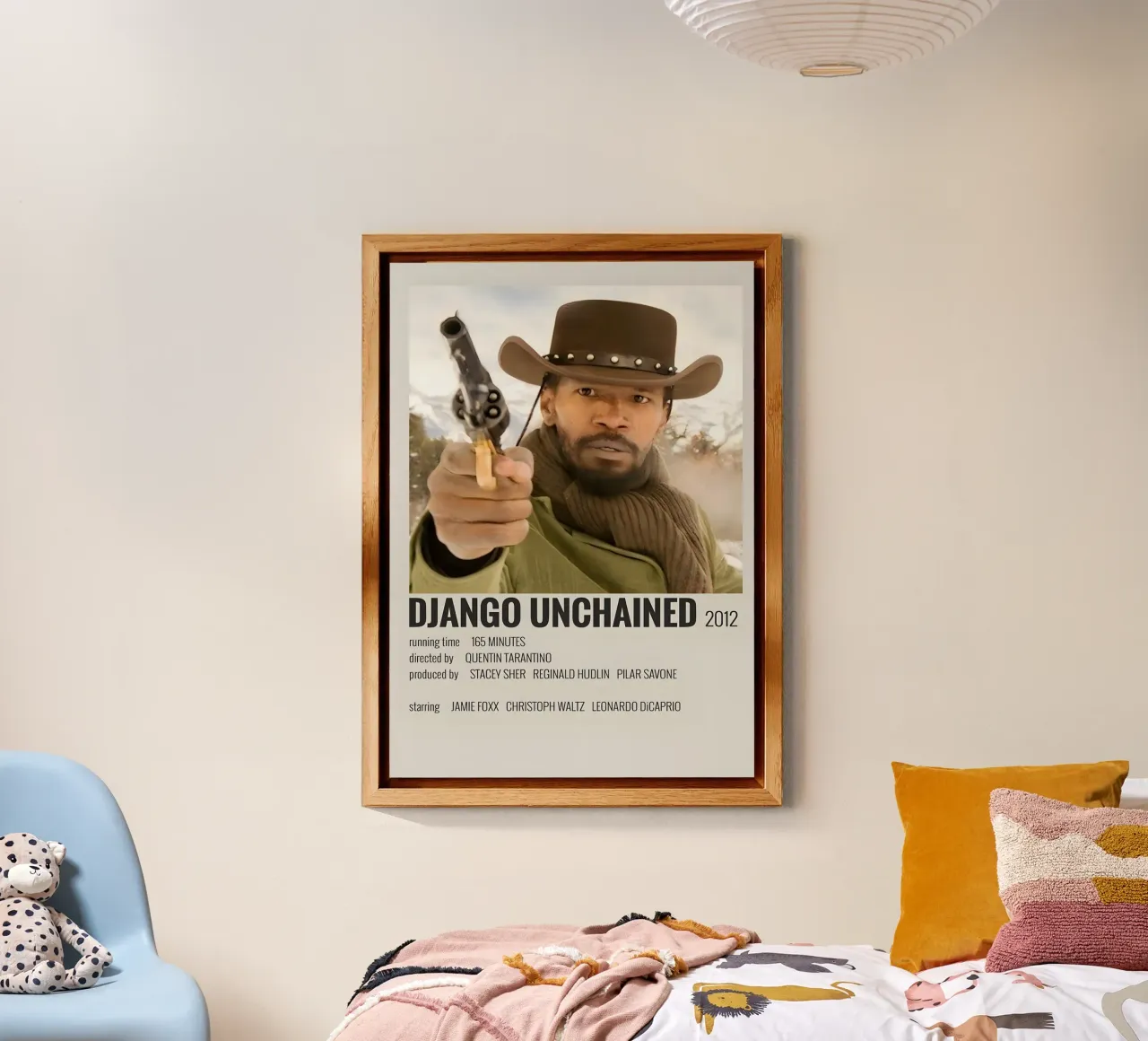 DJANGO UNCHAINED 2012 alluminio dibond da MVFminimalist