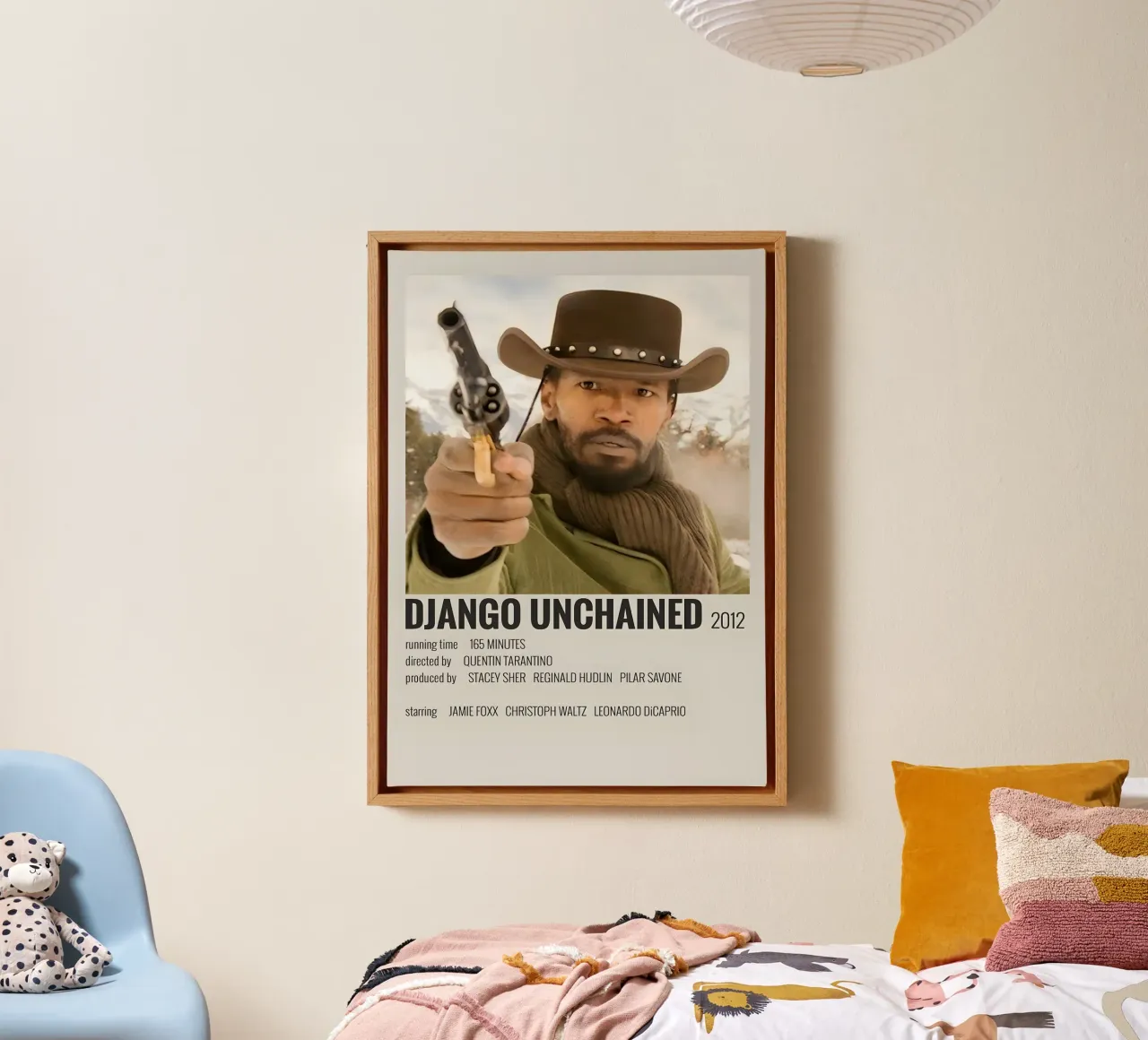 DJANGO UNCHAINED 2012 canvas van MVFminimalist