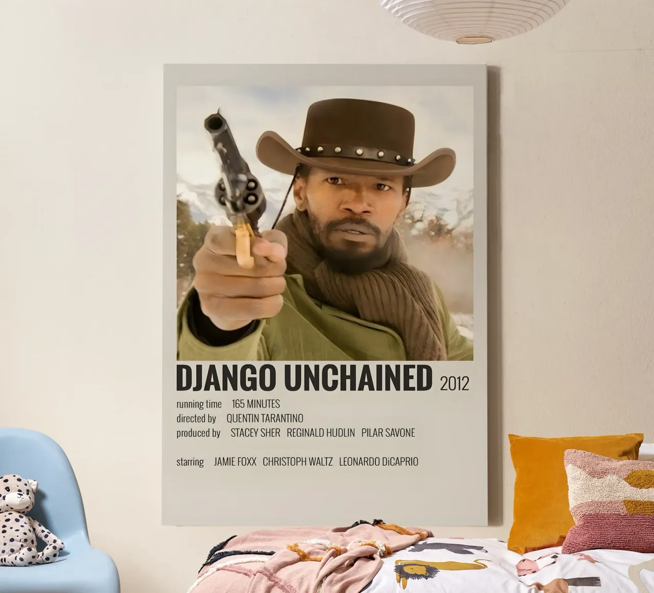 DJANGO UNCHAINED 2012 canvas van MVFminimalist